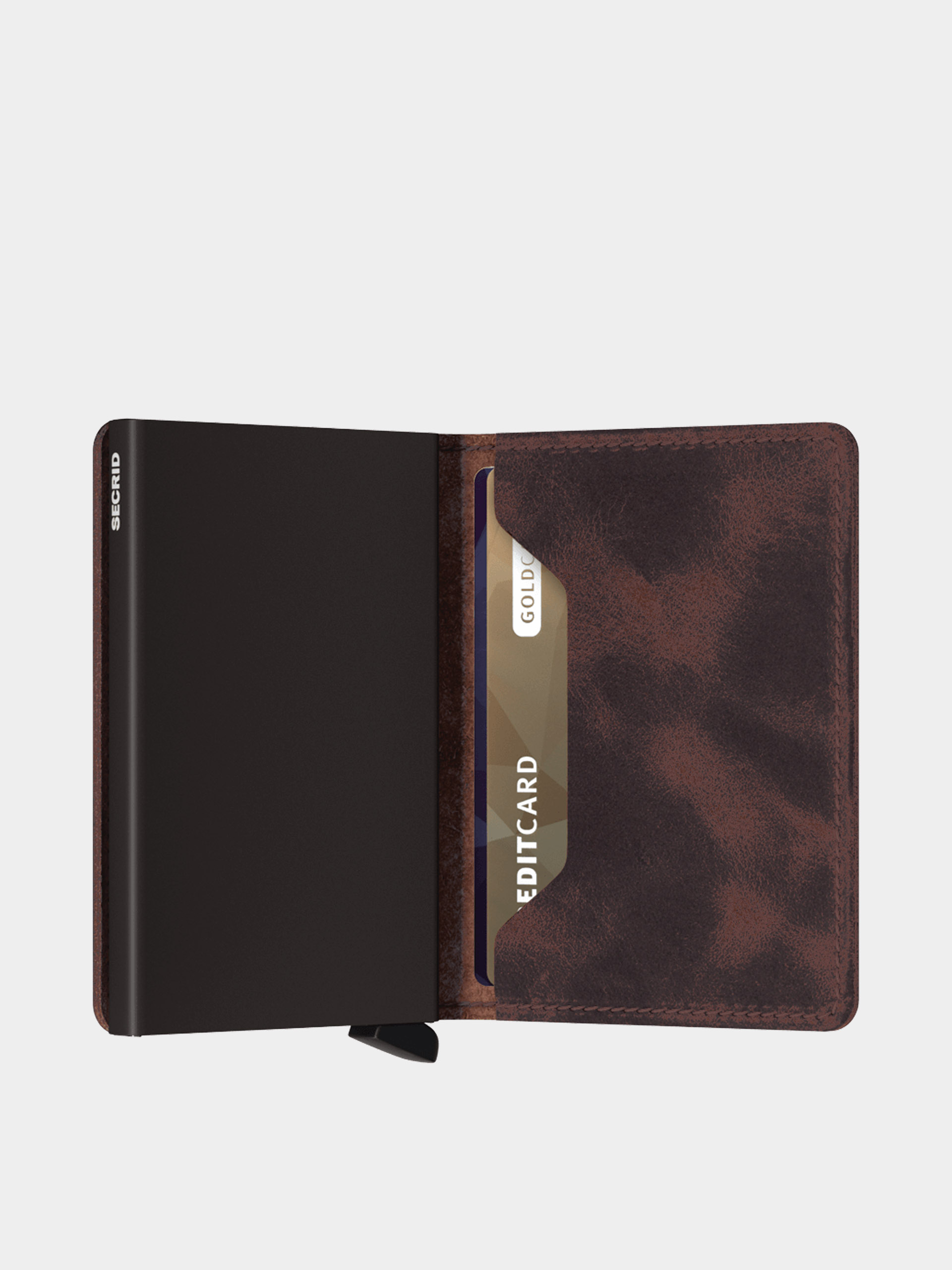 Portofel Secrid Slimwallet (vintage chocolate)