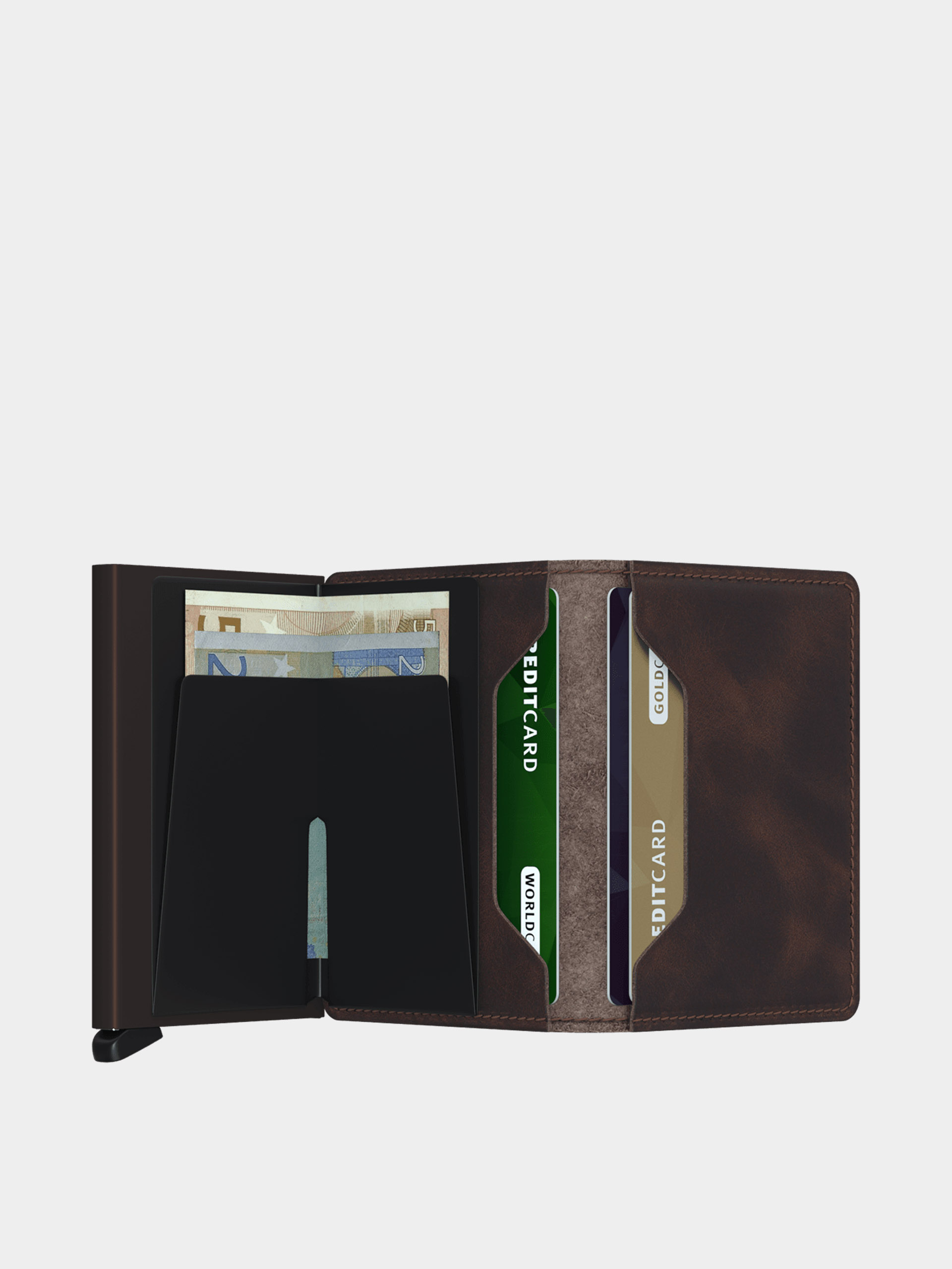 Portofel Secrid Slimwallet (vintage chocolate)