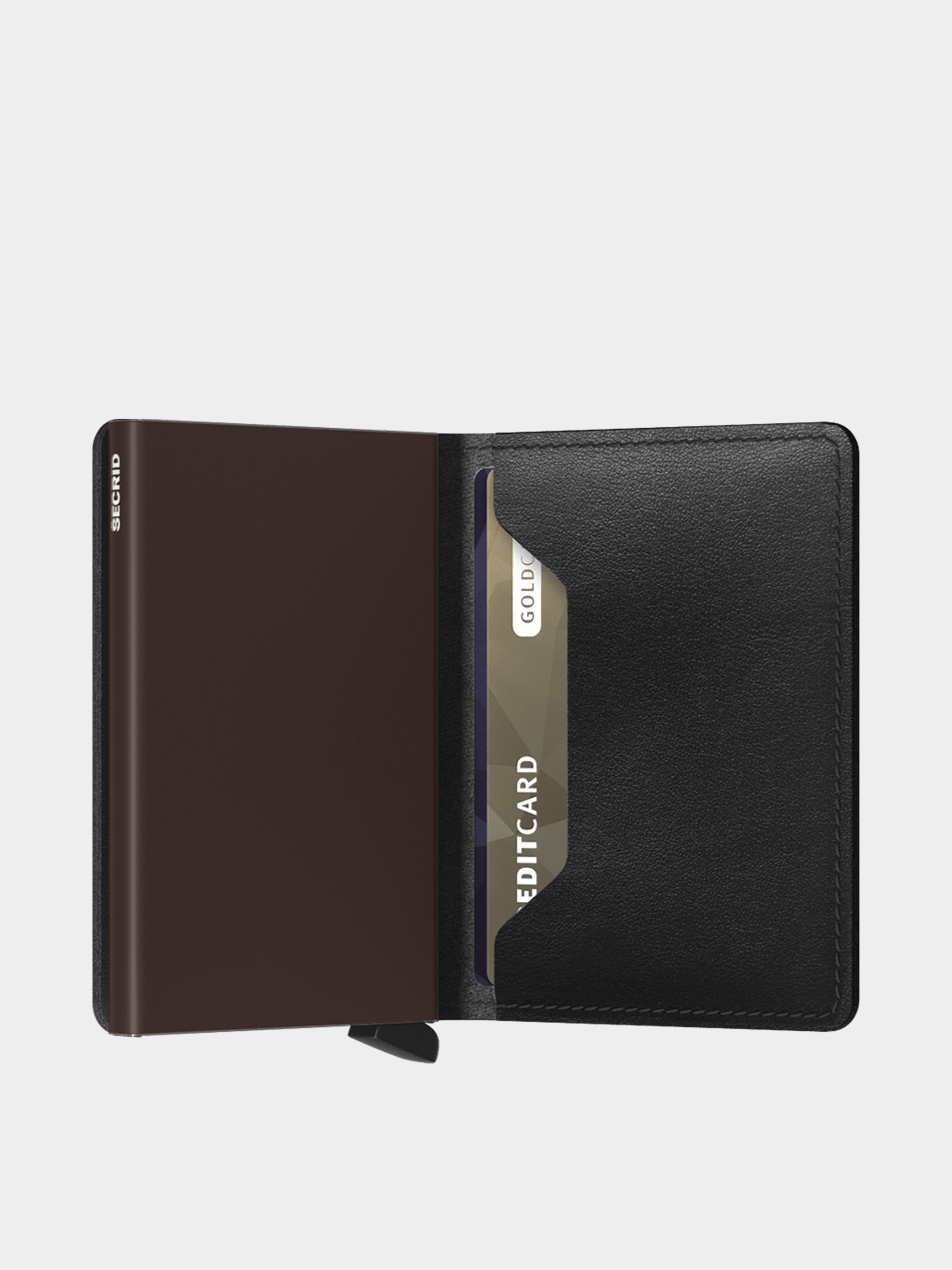 Portofel Secrid Slimwallet (original black/brown)