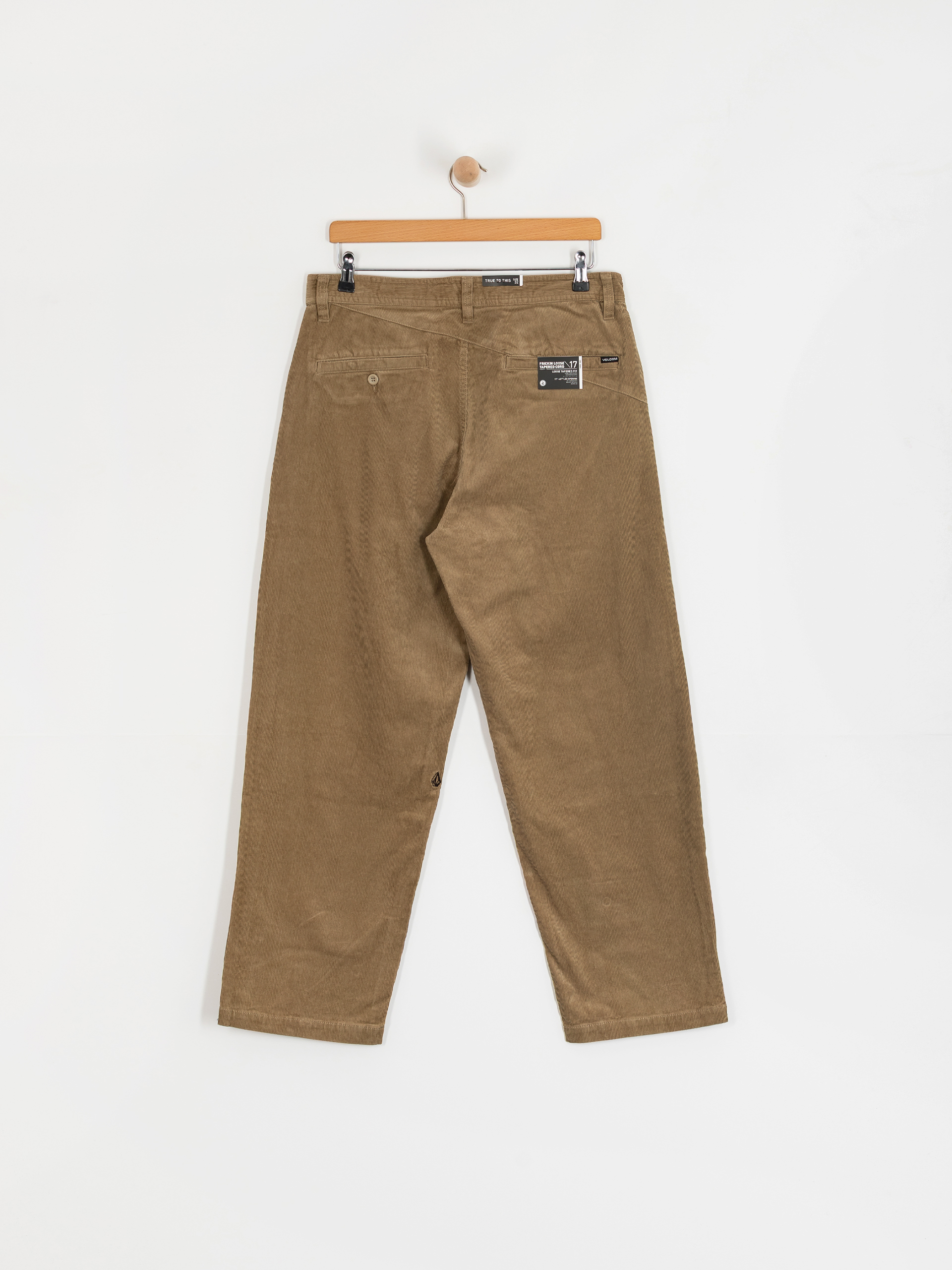 Pantaloni Volcom Frickin Loose Tapered Cord (khaki)