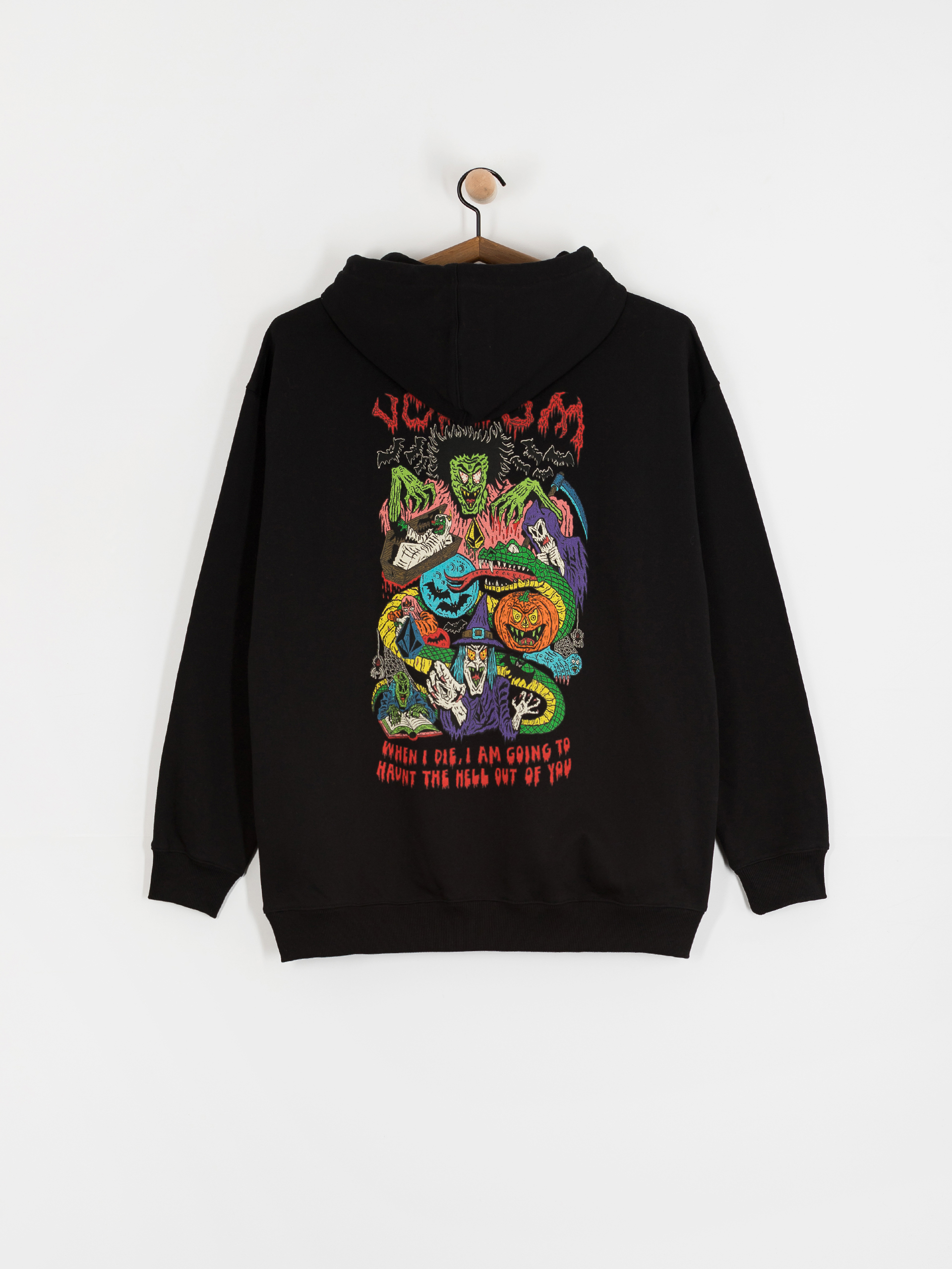 Hanorac cu glugă Volcom Fa Jj Villard HD (black)