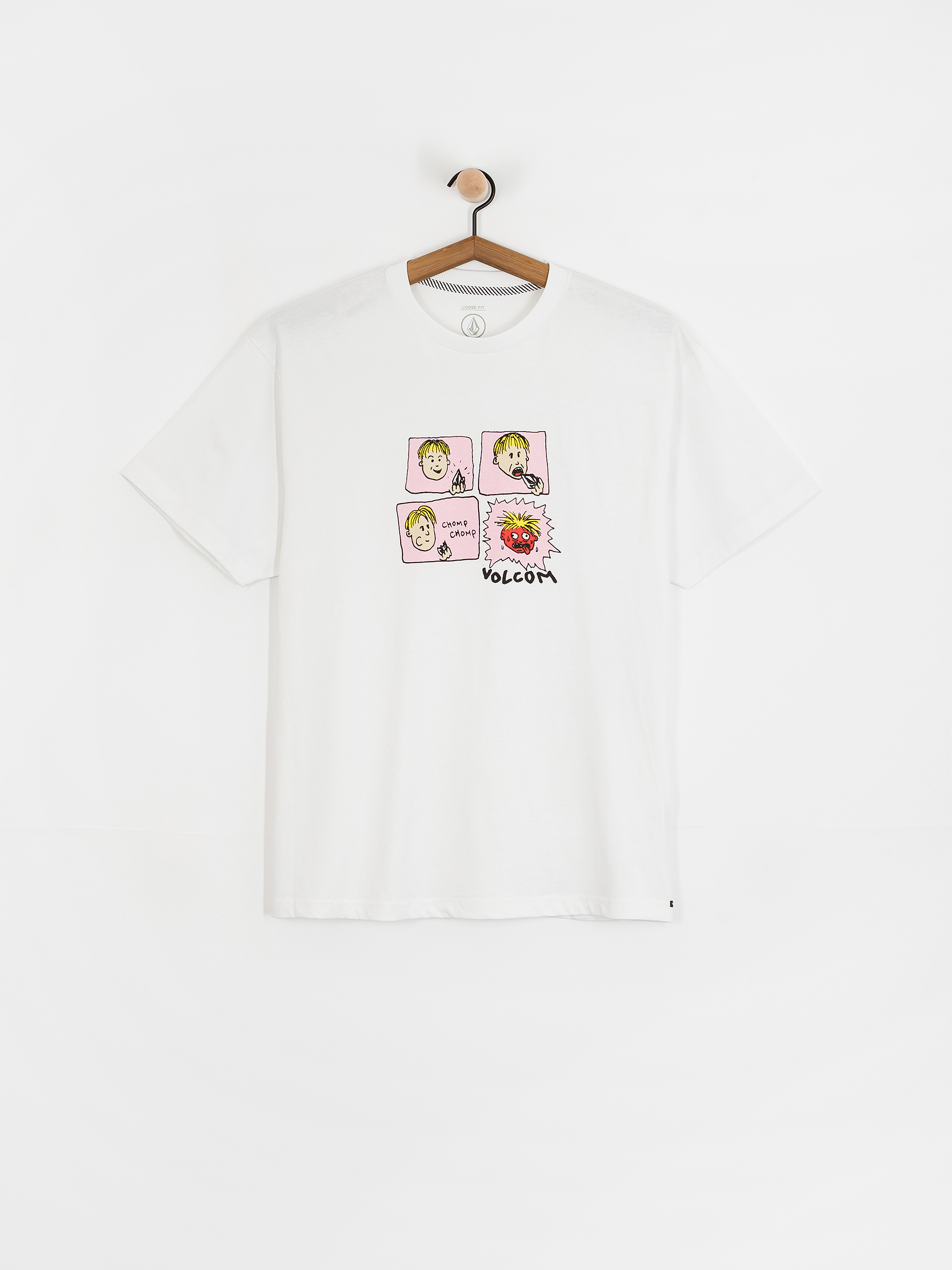 Tricou Volcom Chomp Chomp (white)