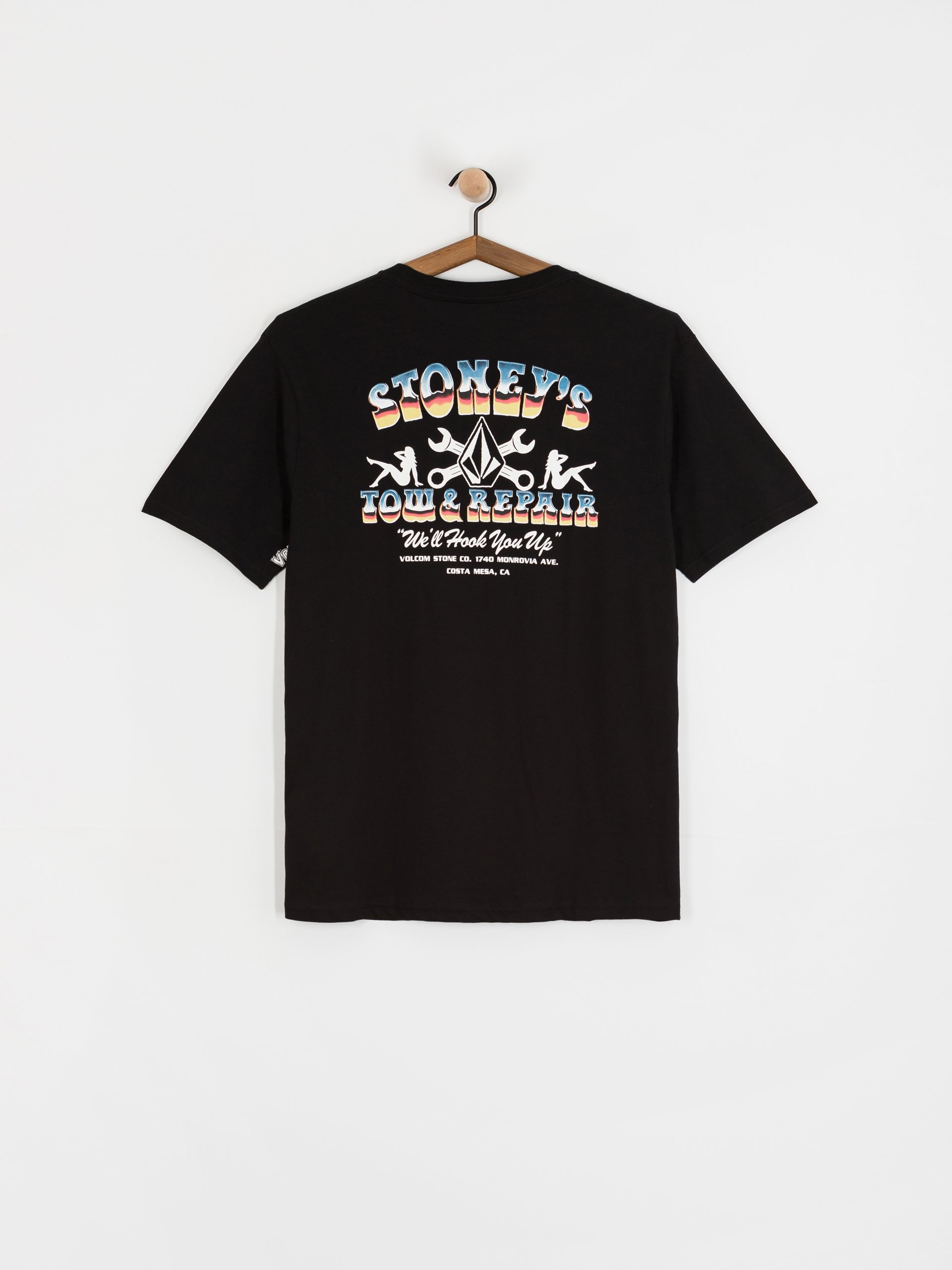 Tricou Volcom Stoneys Bsc (black)
