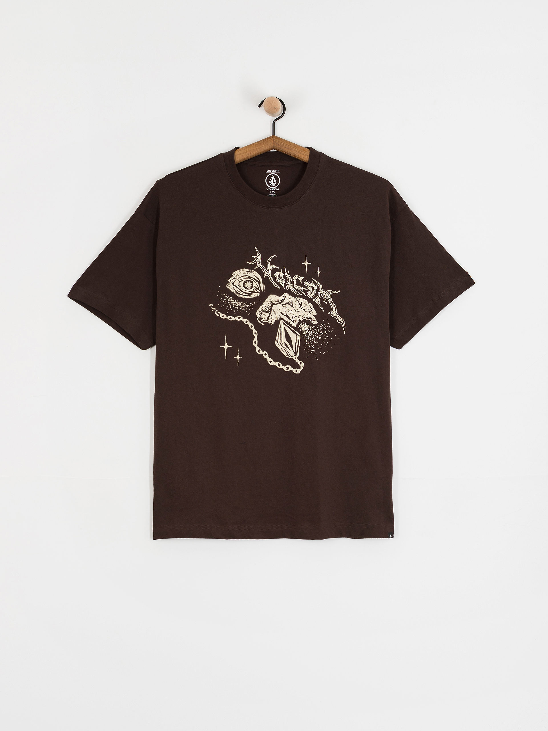 Tricou Volcom Death Truction Lse (cacao)