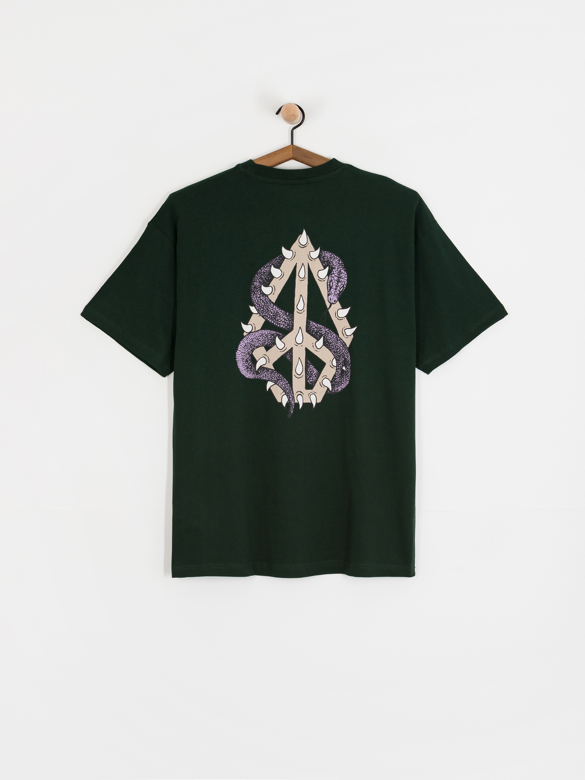 Tricou Volcom Snake Peace Lse (scarab)