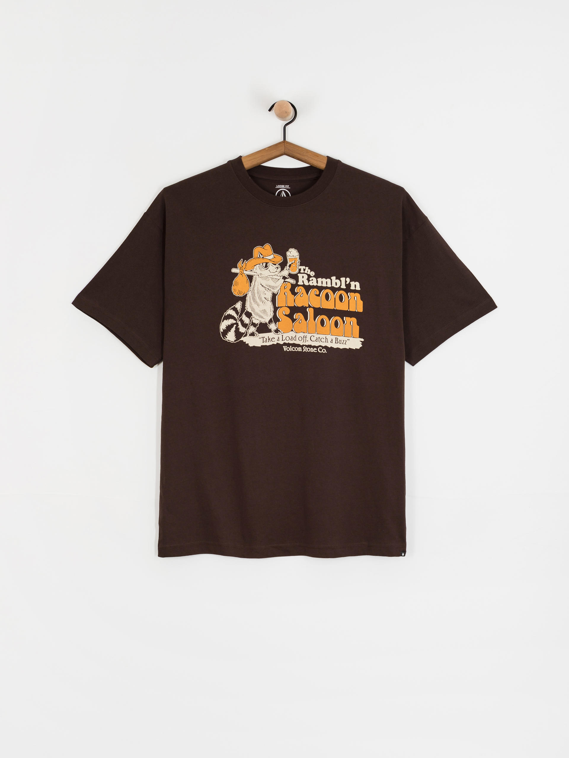 Tricou Volcom Racoon Lse (cacao)