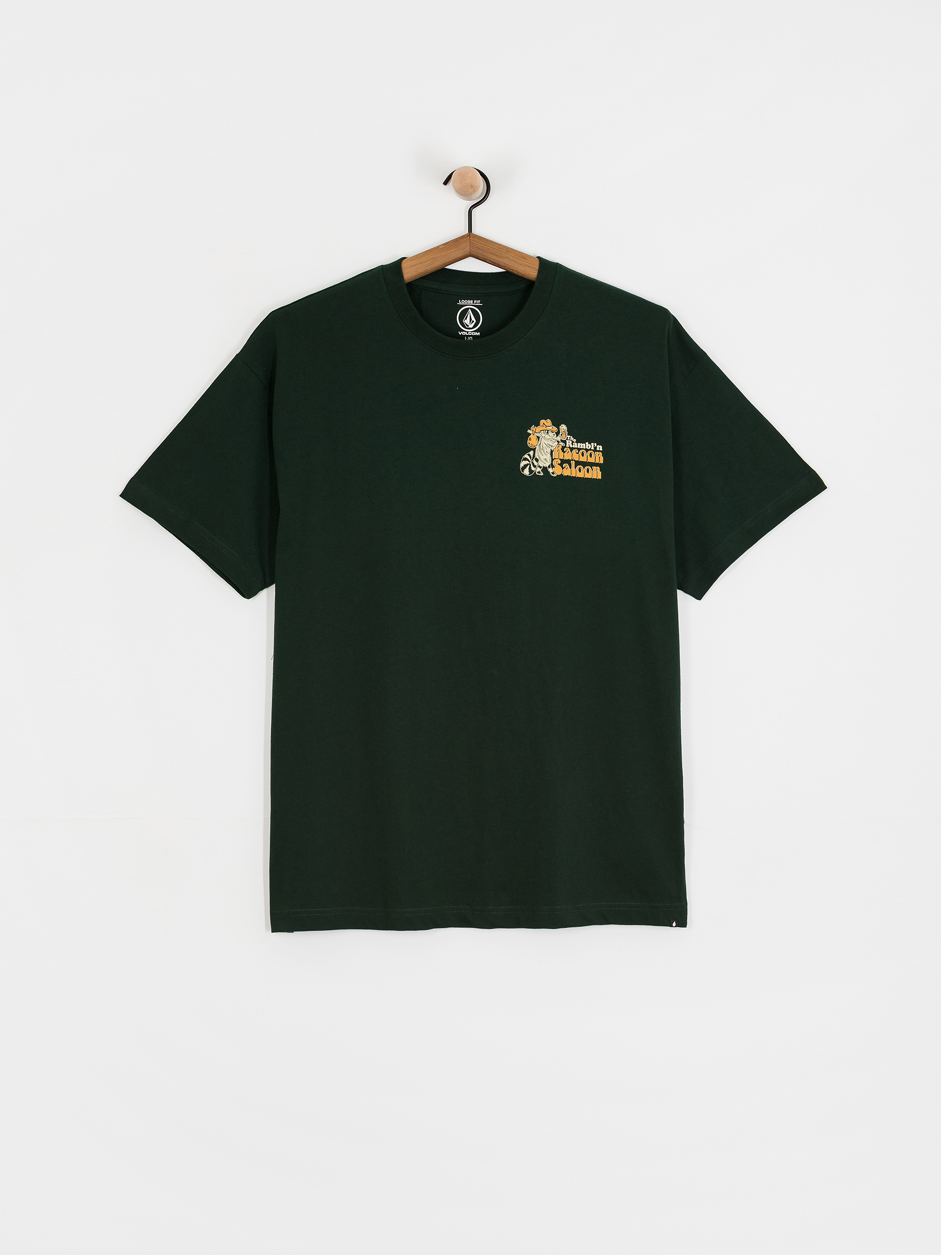 Tricou Volcom Racoon Lse (scarab)