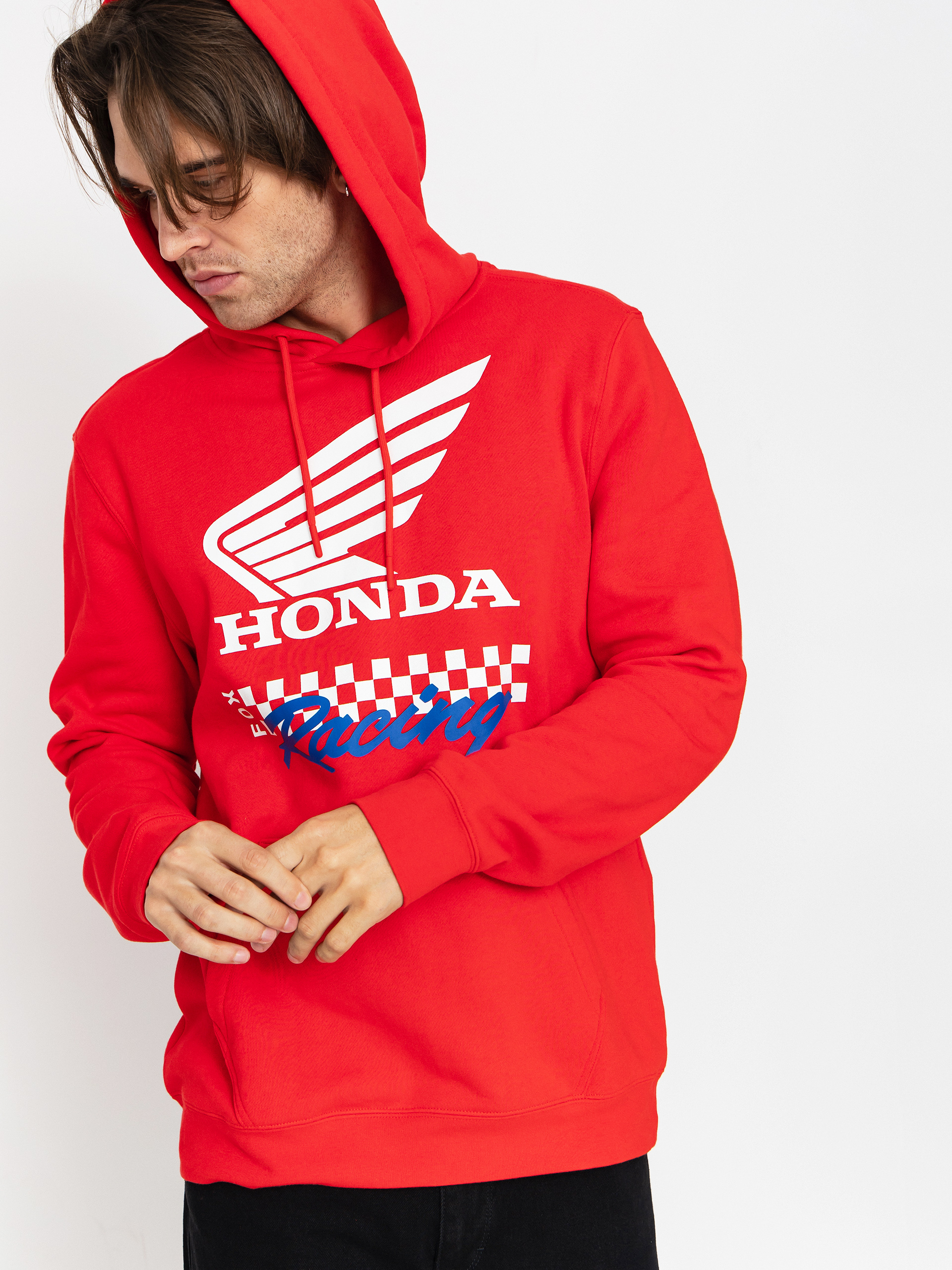 Hanorac cu glugă Fox Honda HD (red)