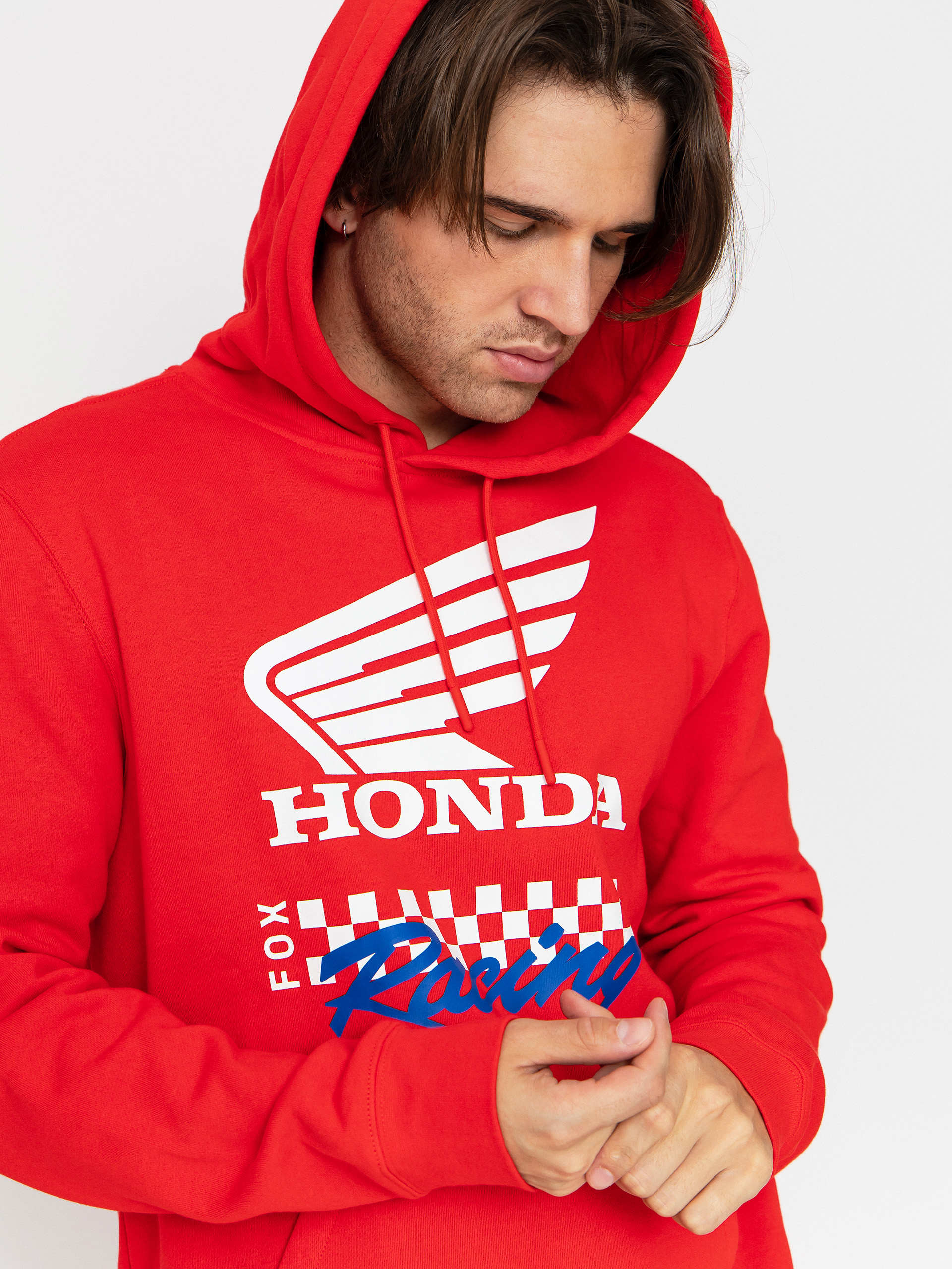 Hanorac cu glugă Fox Honda HD (red)