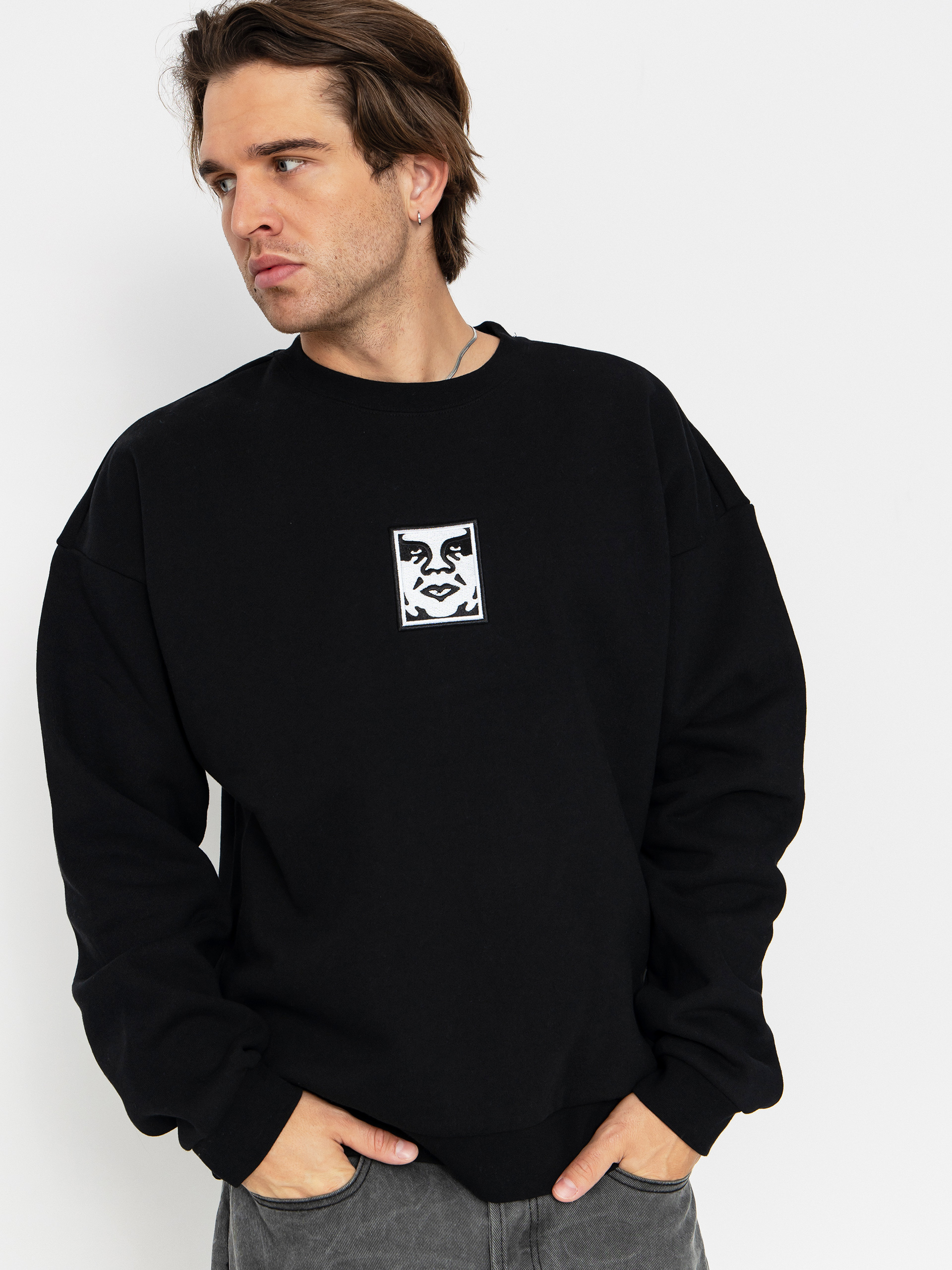 Hanorac OBEY Icon Extra Heavy II (black)