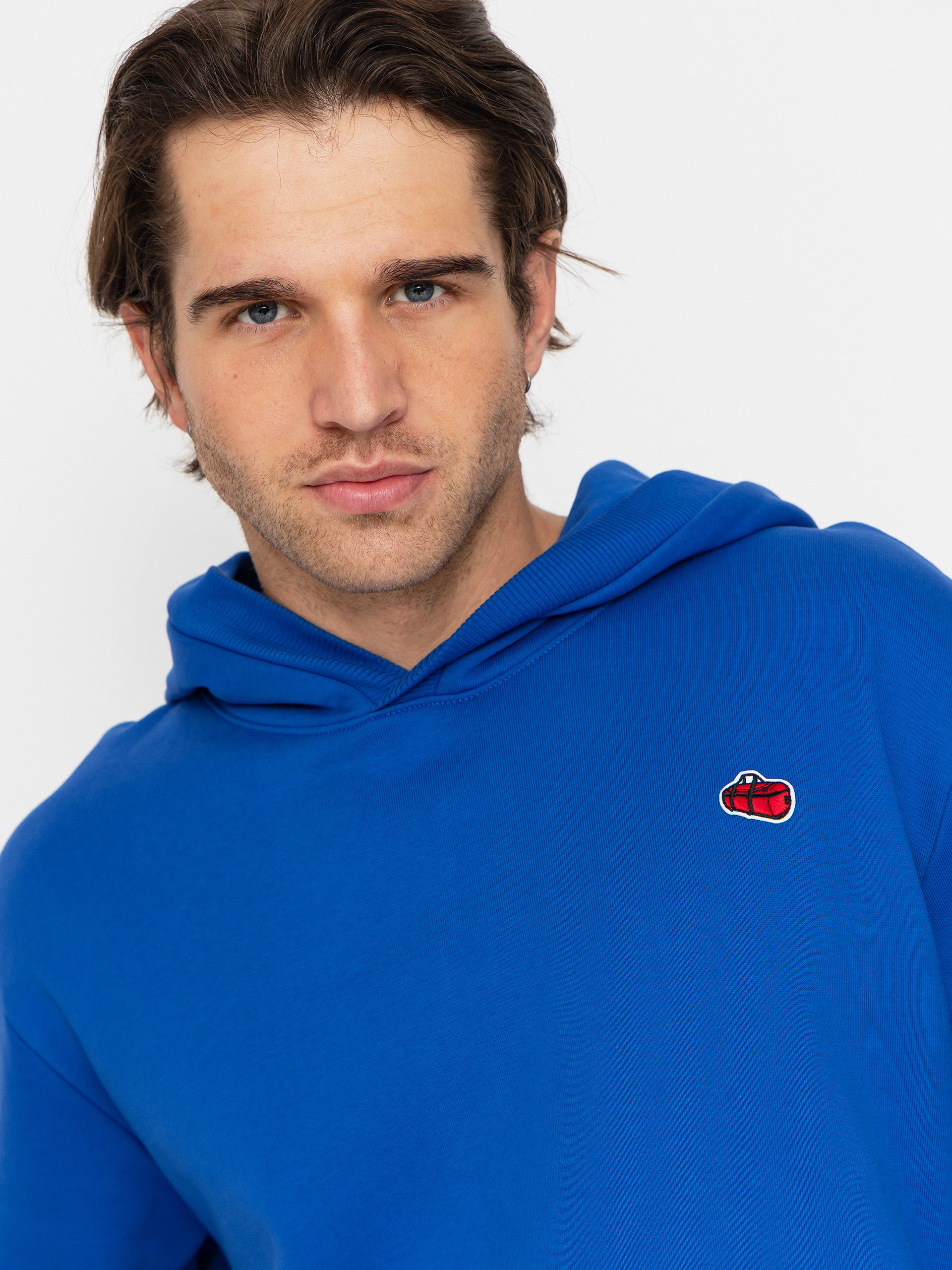 Hanorac cu glugă The North Face Icon Relaxed HD (tnf blue)