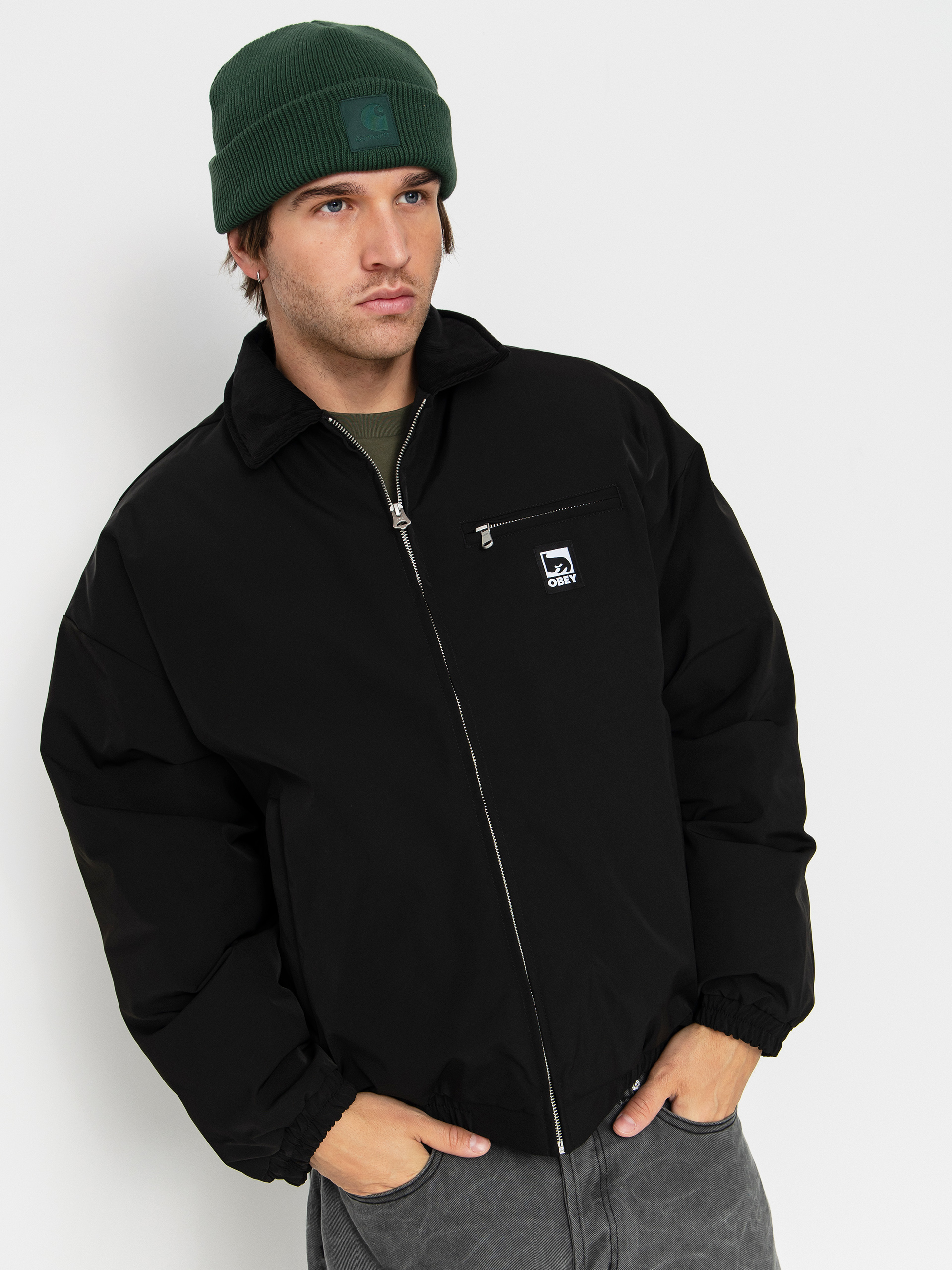 Geacă OBEY Elysian (black)