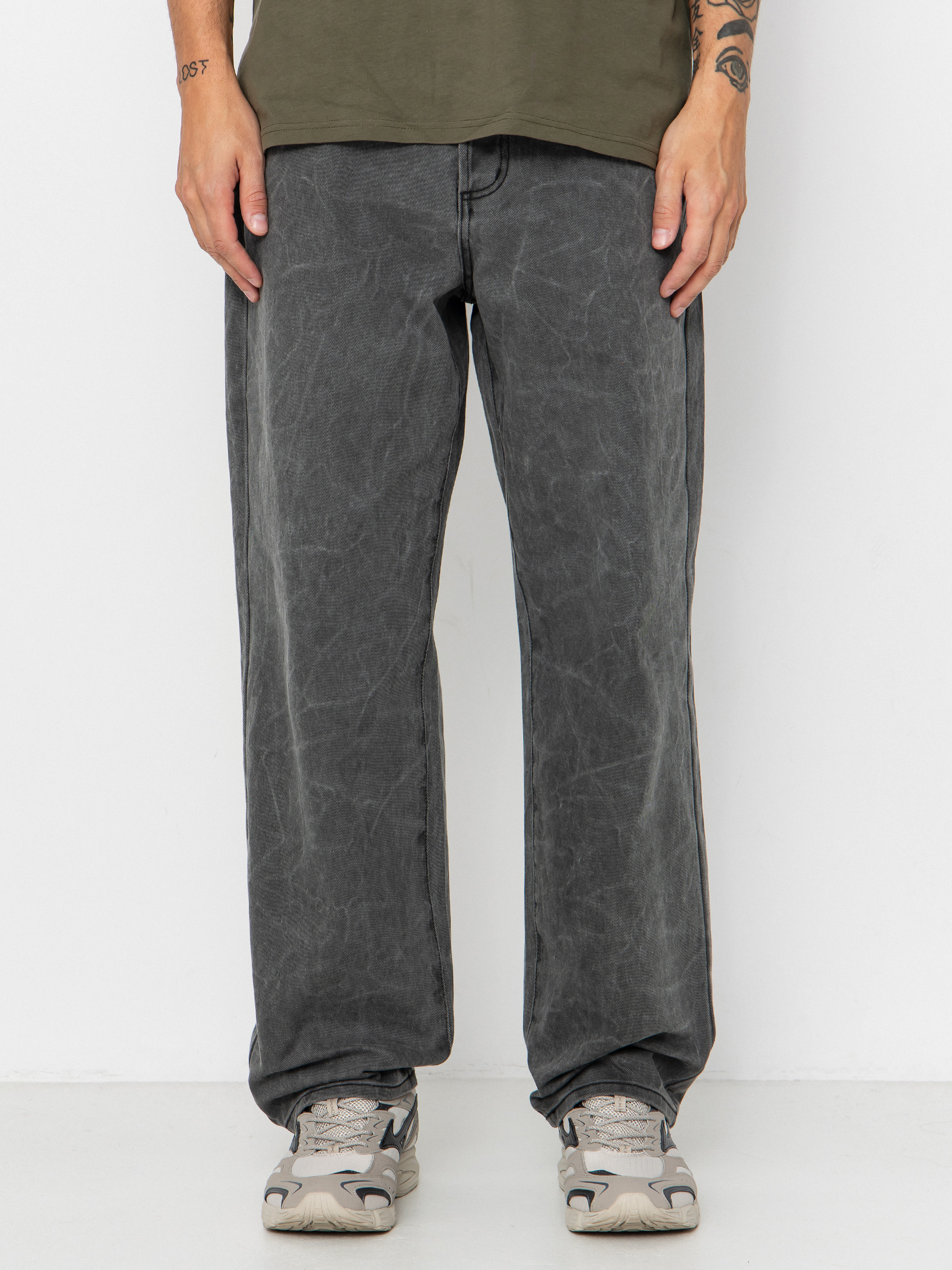 Pantaloni OBEY Classic Wrinkle Baggy Denim
