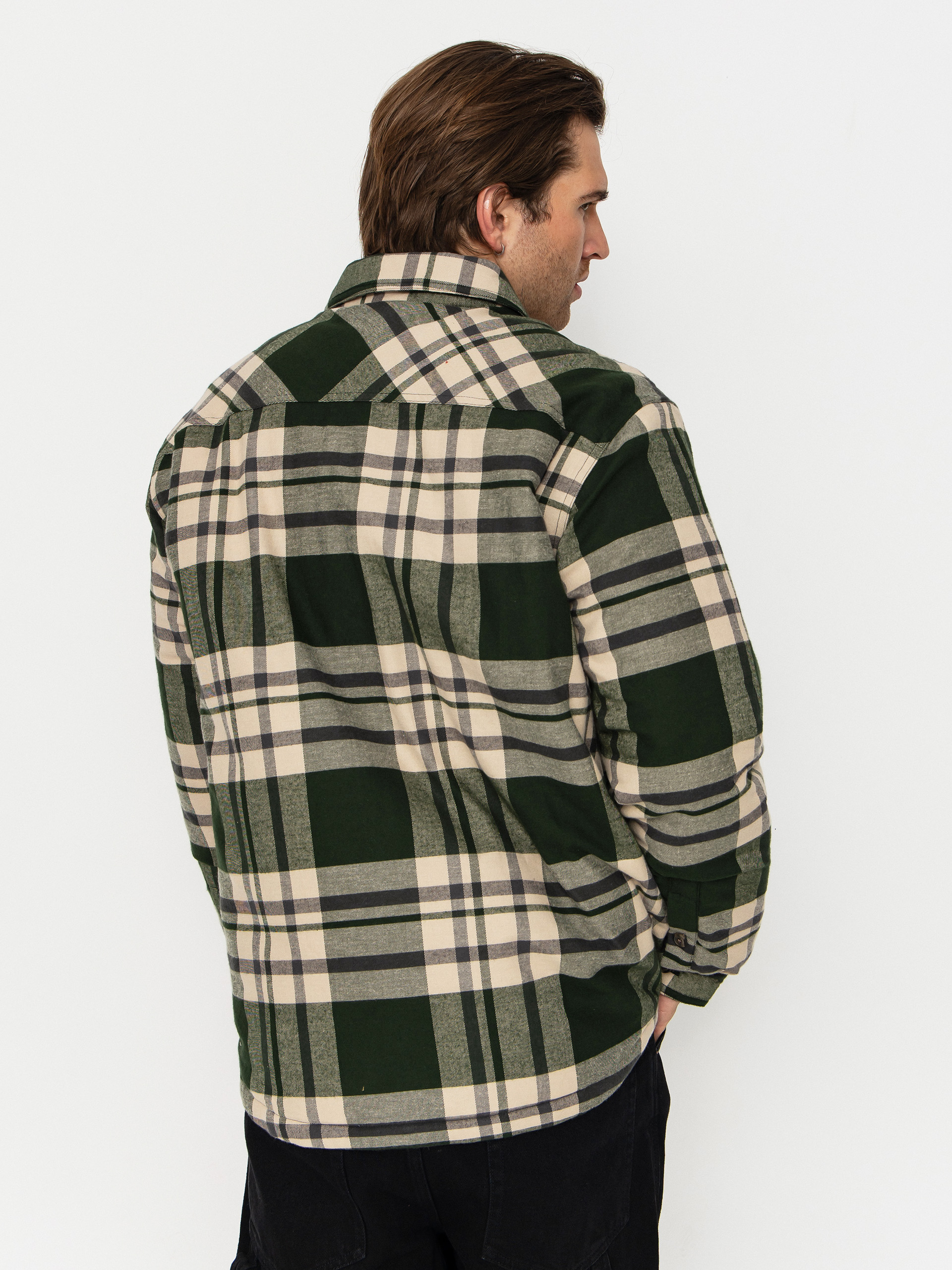 Cămașă Patagonia LW Insulated Fjord Flannel (ashore old growth green)