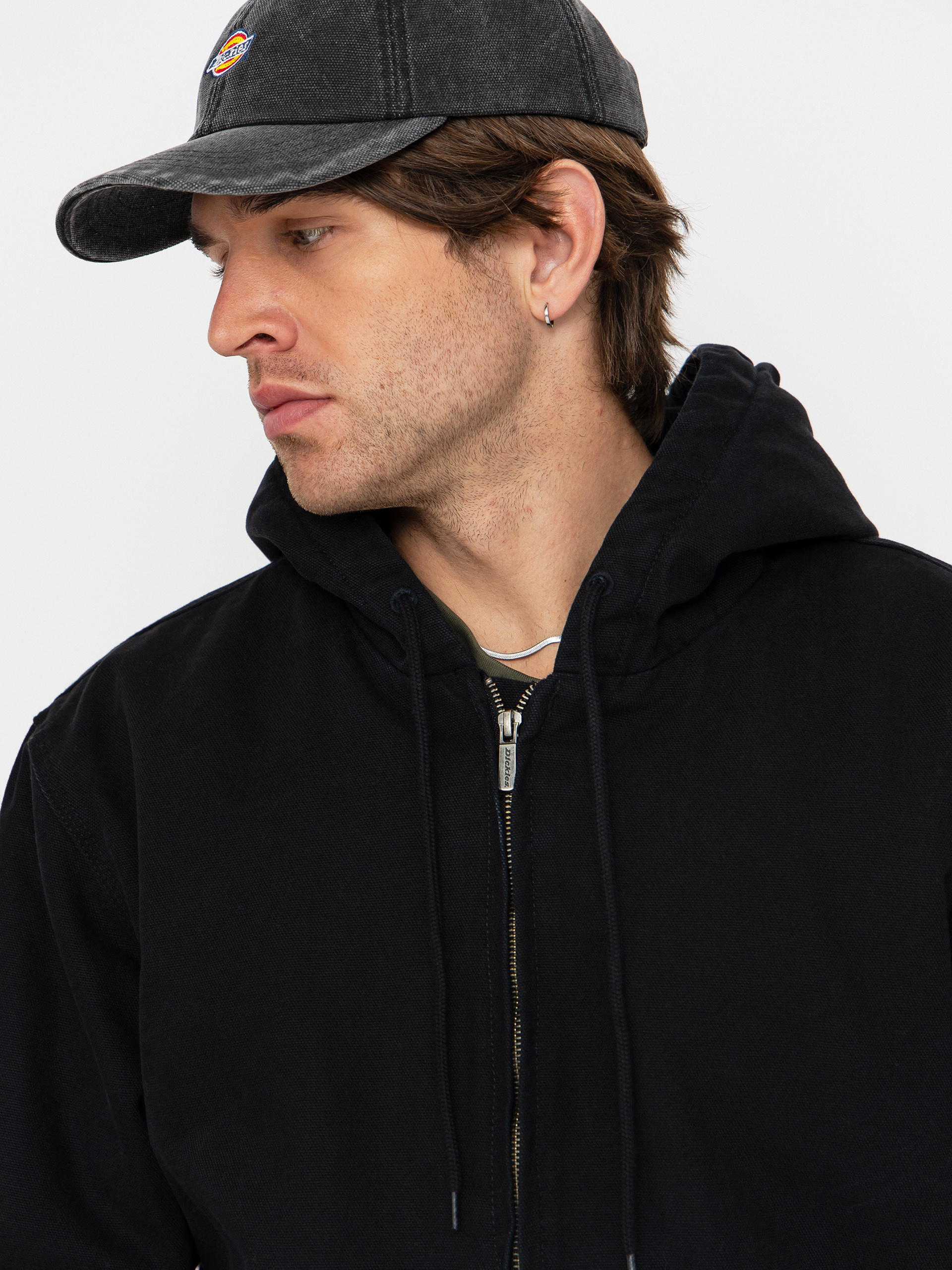 Geacă Dickies Hilham Hooded Canvas (black)