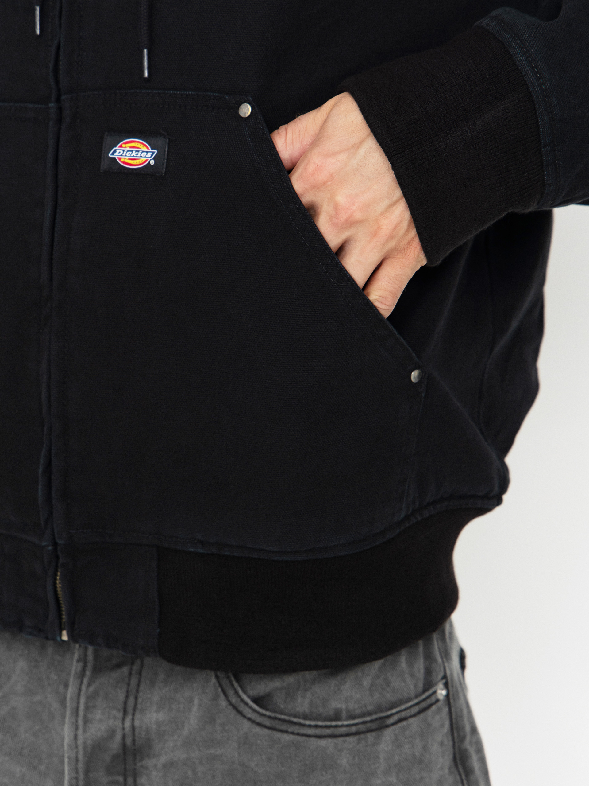 Geacă Dickies Hilham Hooded Canvas (black)