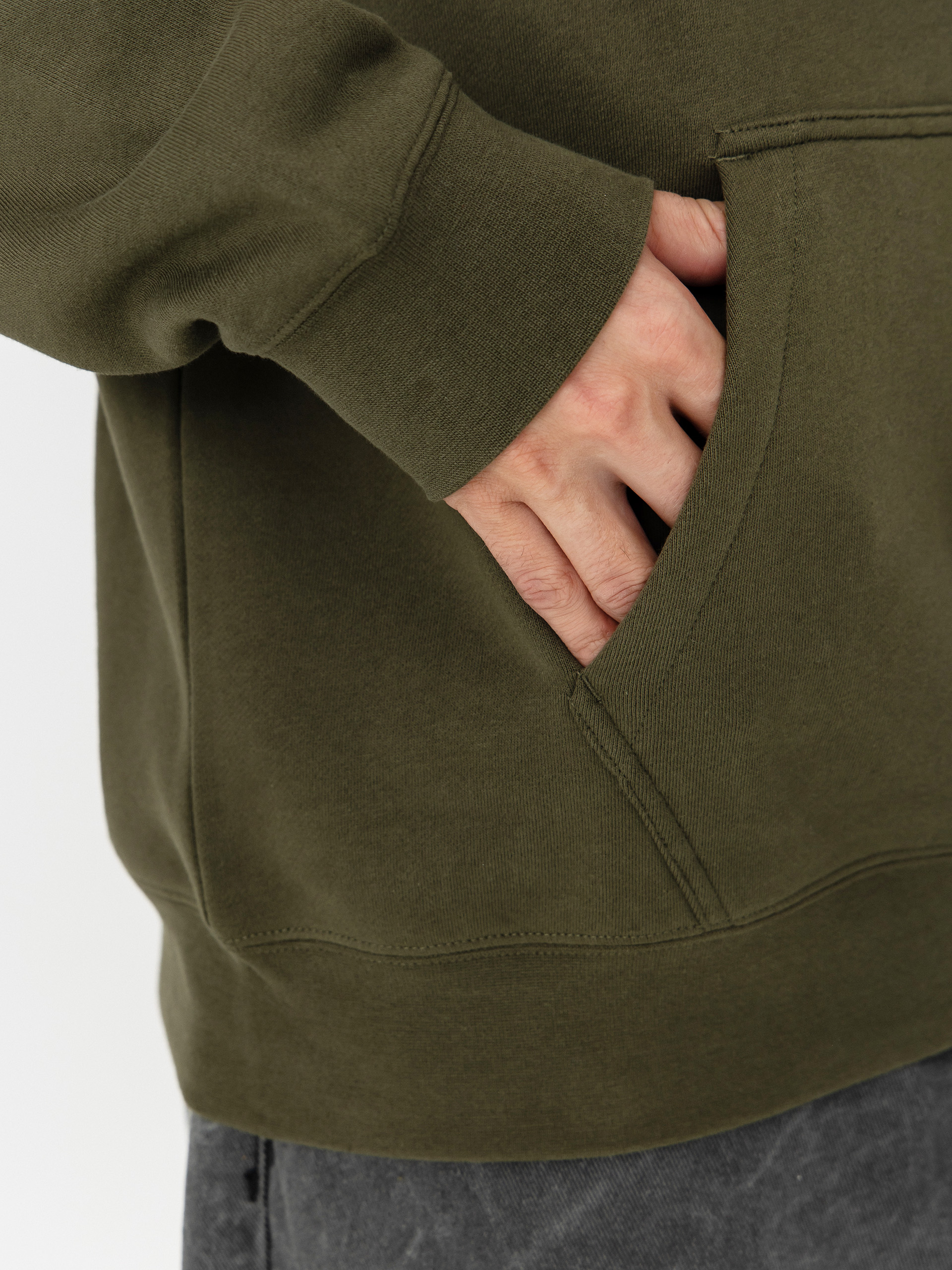 Hanorac cu glugă Fox Bolt HD (olive green)