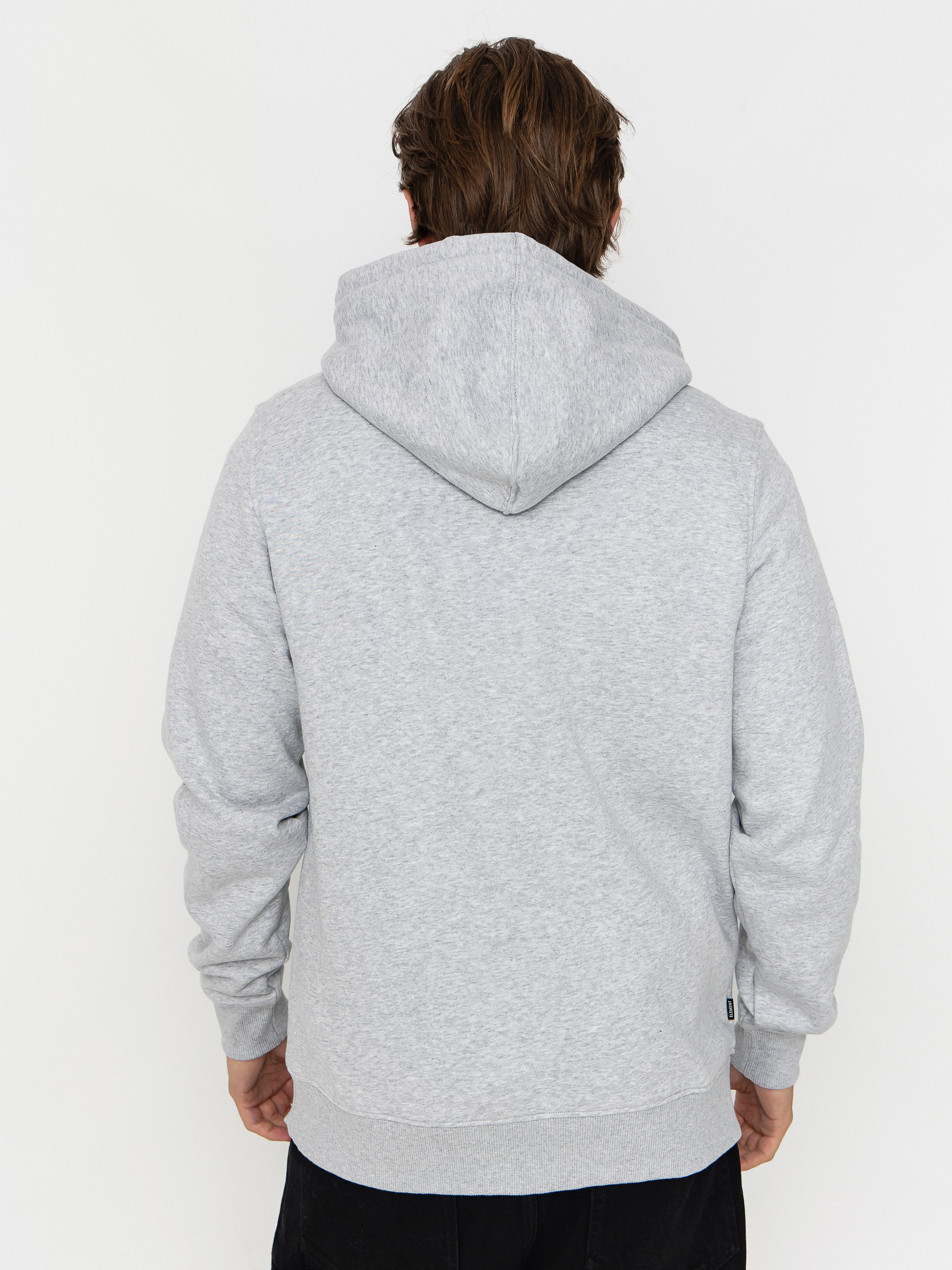 Hanorac cu glugă Element Icon Embroidery ZHD (mid grey heather)