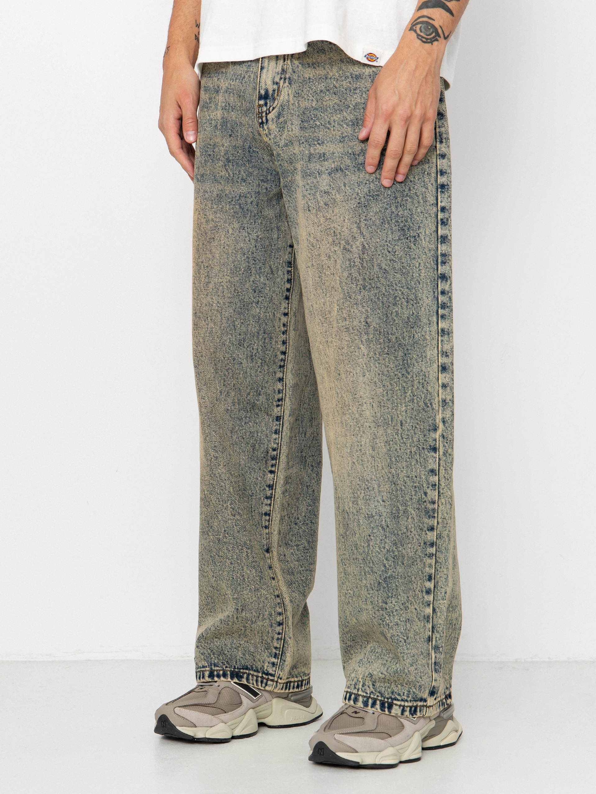 Pantaloni Wasted Paris Grant (acid blue)