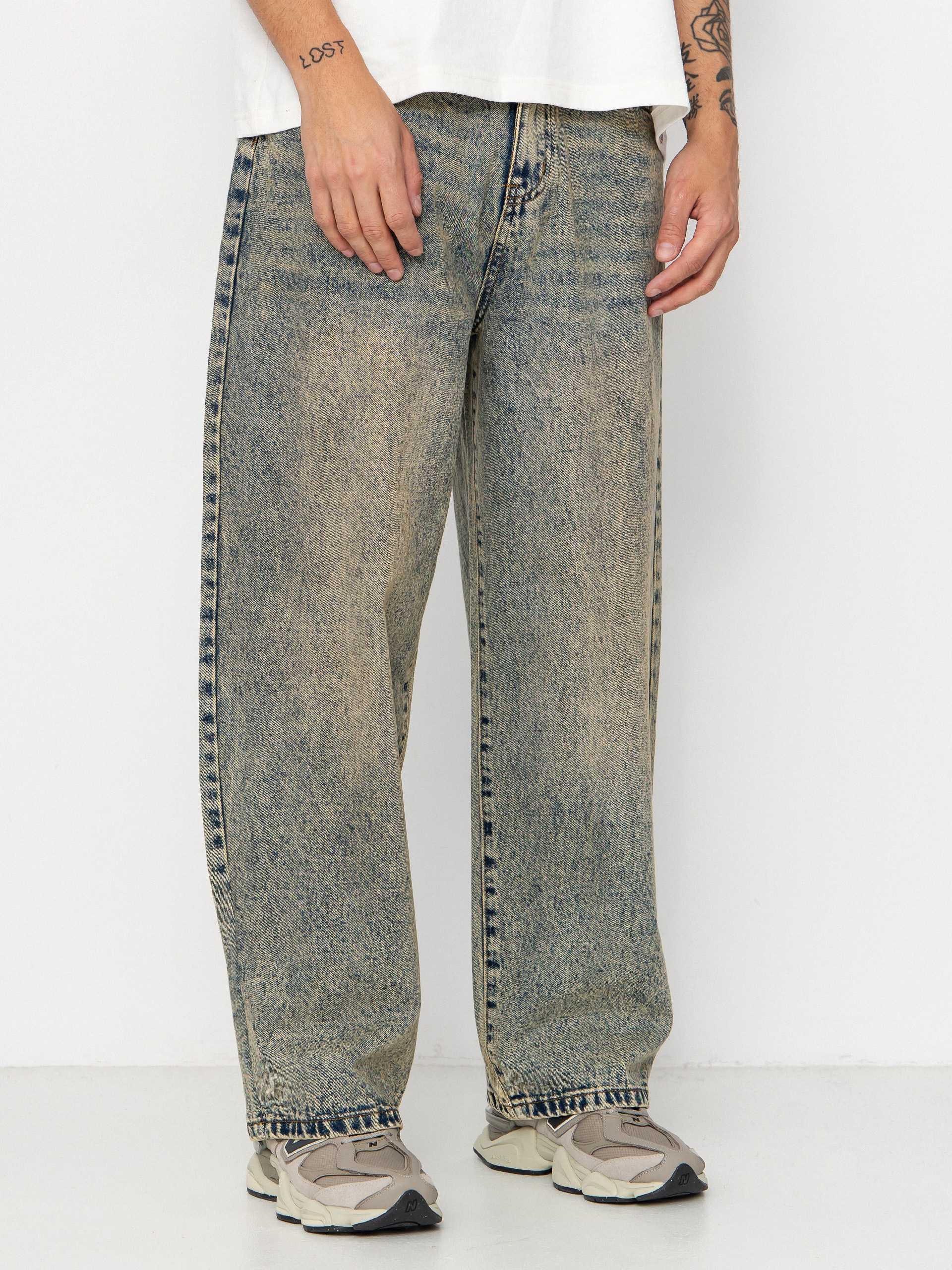 Pantaloni Wasted Paris Grant (acid blue)