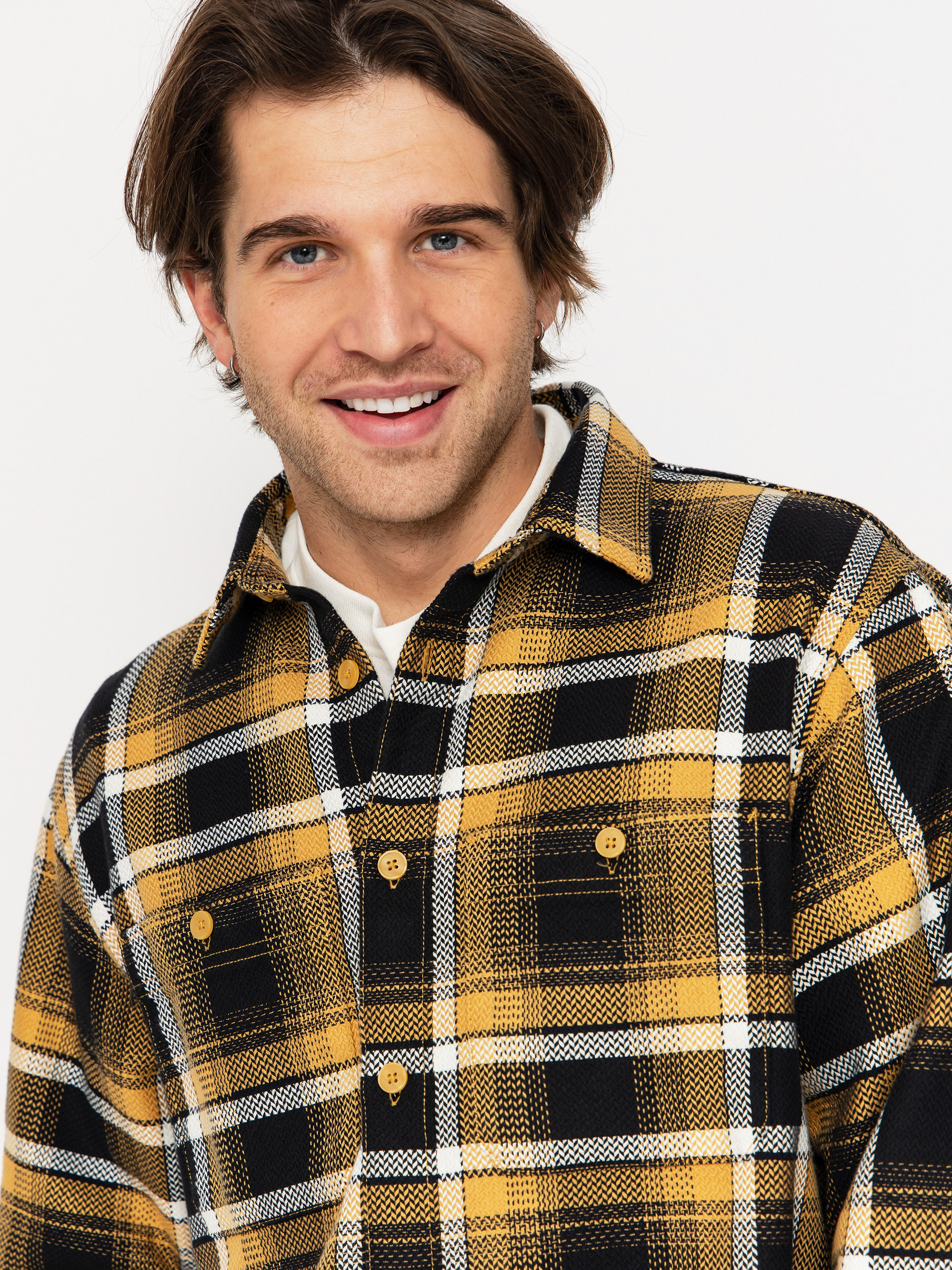 Cămașă Carhartt WIP Vaughn (vaughn check/dijon)