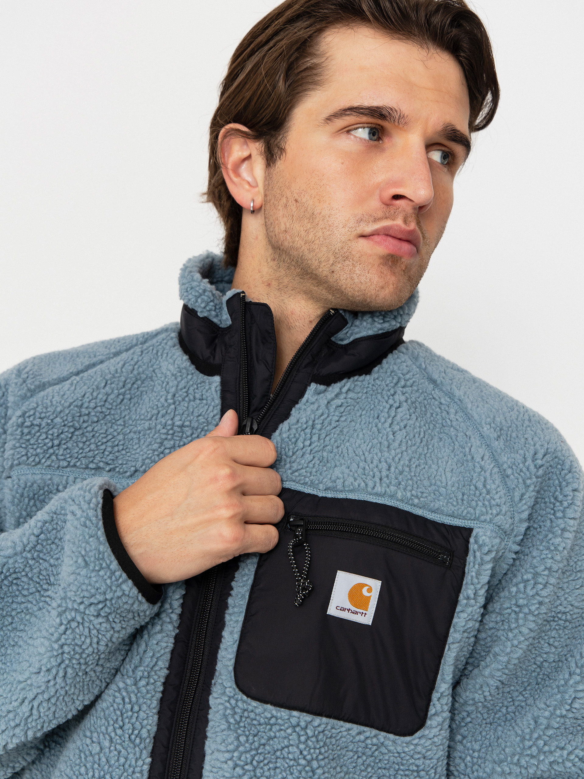 Geacă Carhartt WIP Prentis (citadel/black)