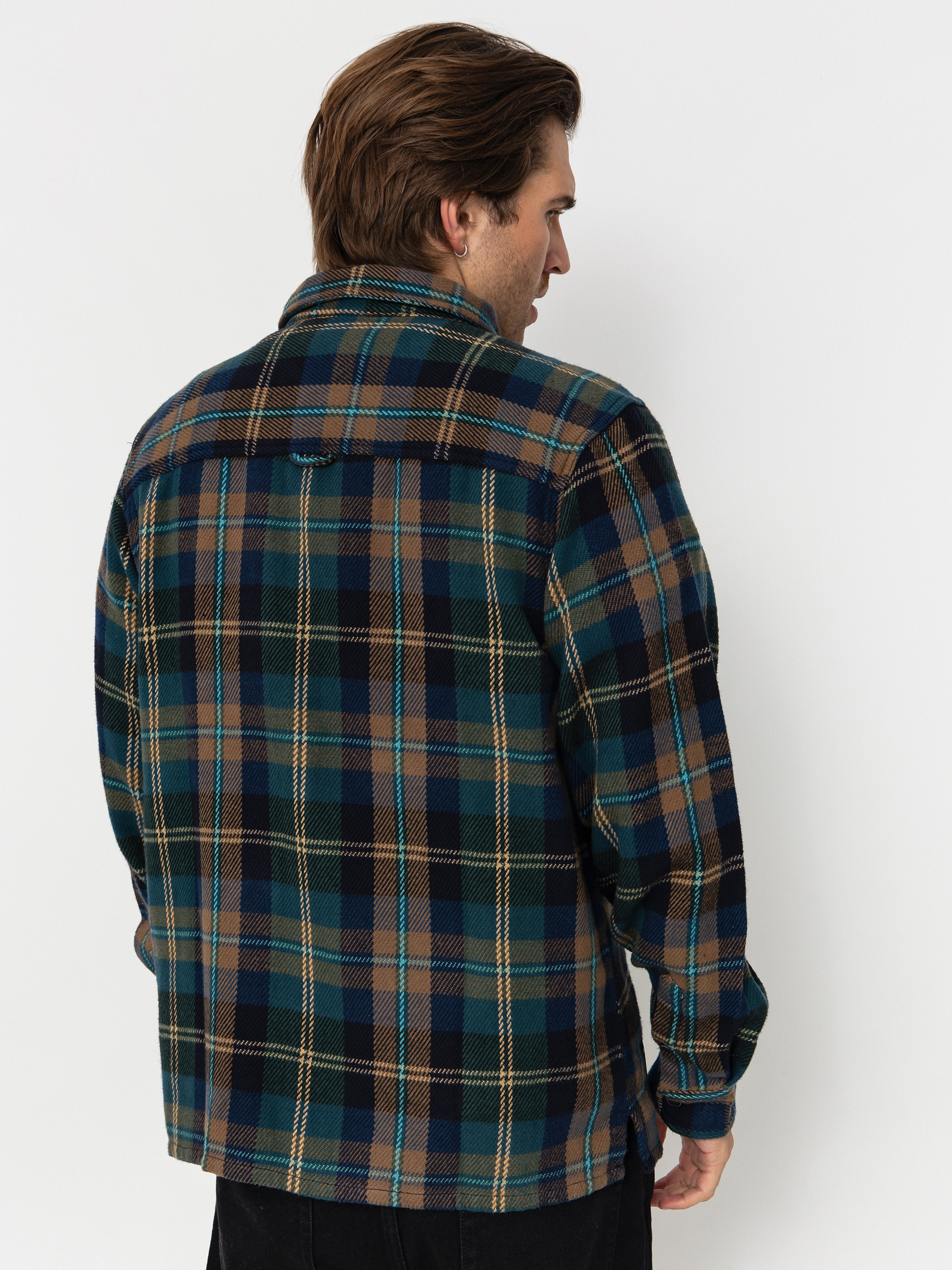 Cămașă Iriedaily Chillax Lumber (cara black)