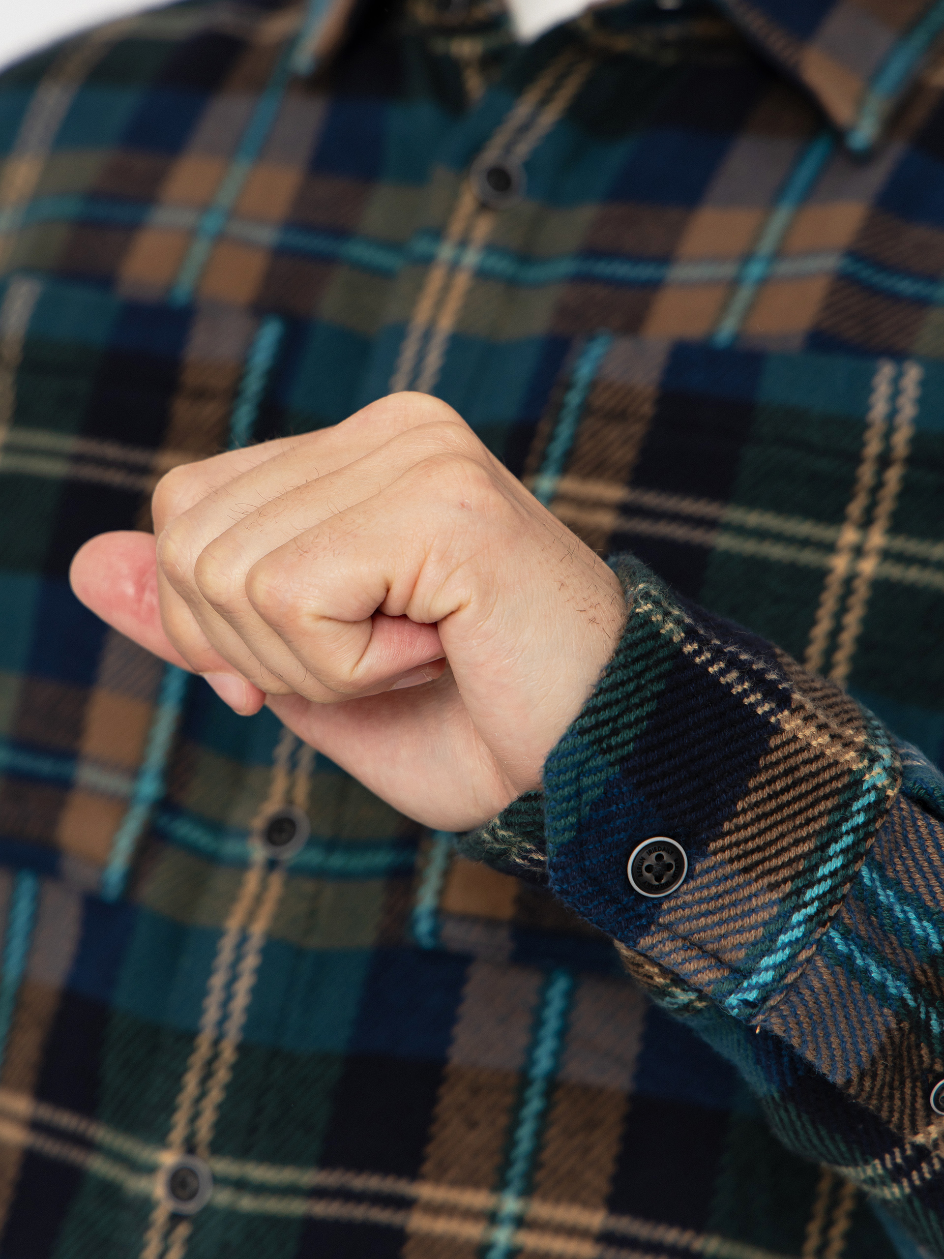 Cămașă Iriedaily Chillax Lumber (cara black)