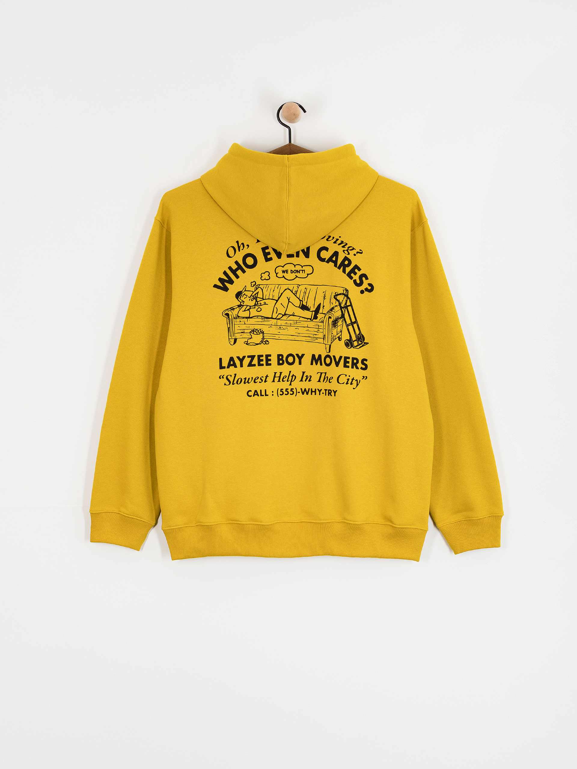 Hanorac cu glugă Vans Moving Co HD (heritage mustard)