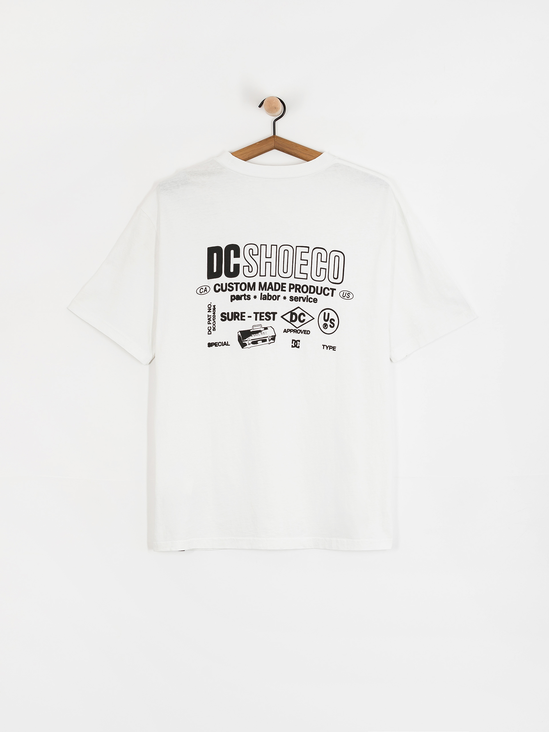 Tricou DC Made Custom (white)
