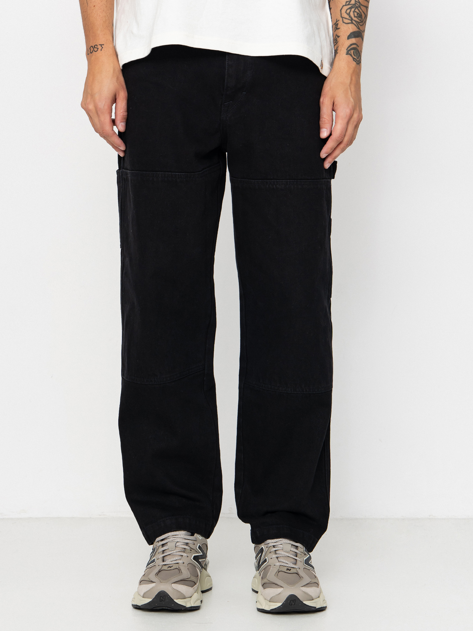 Pantaloni Volcom Karpendter Lse Tprd Denim (black)