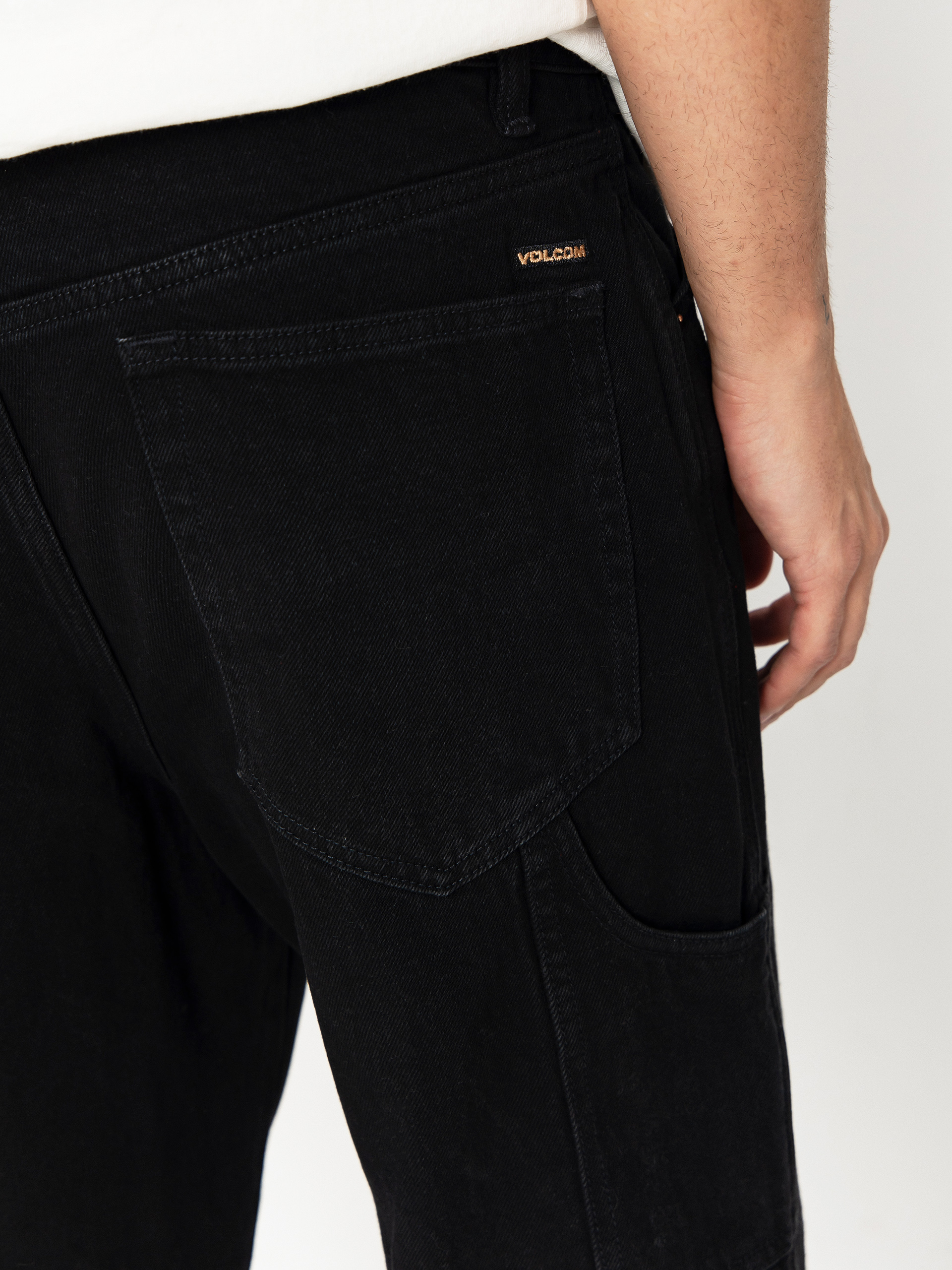 Pantaloni Volcom Karpendter Lse Tprd Denim (black)