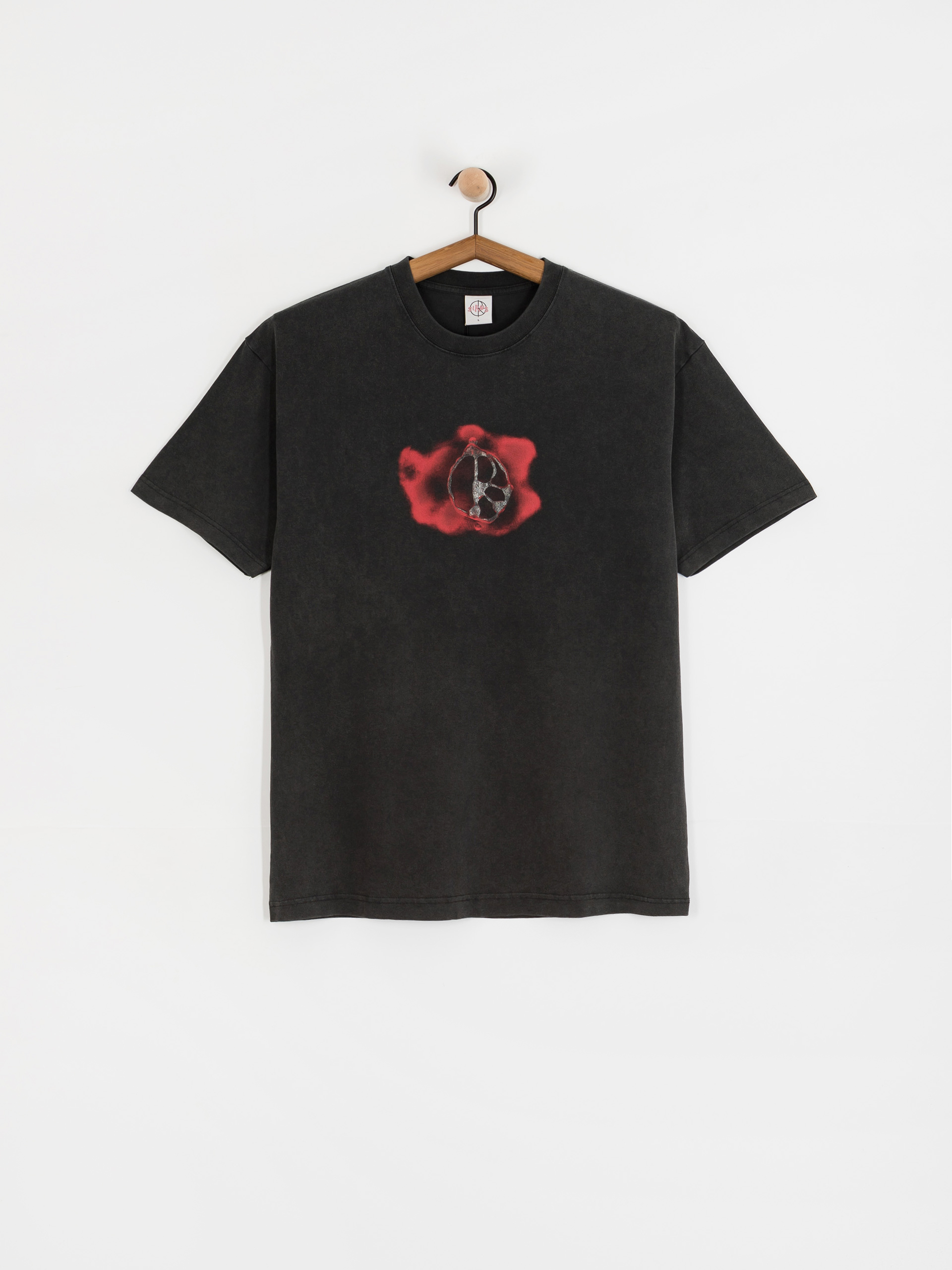 Tricou Polar Skate Metal Logo (silver black)