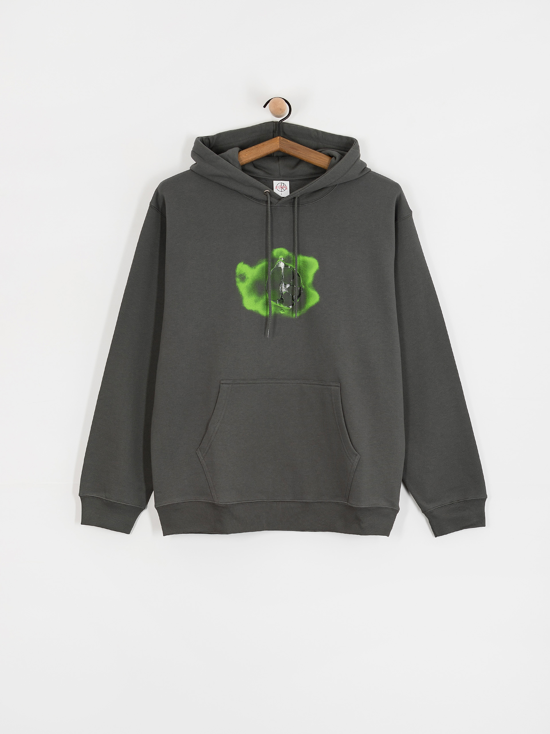 Hanorac cu glugă Polar Skate Dave Metal Logo HD (graphite)