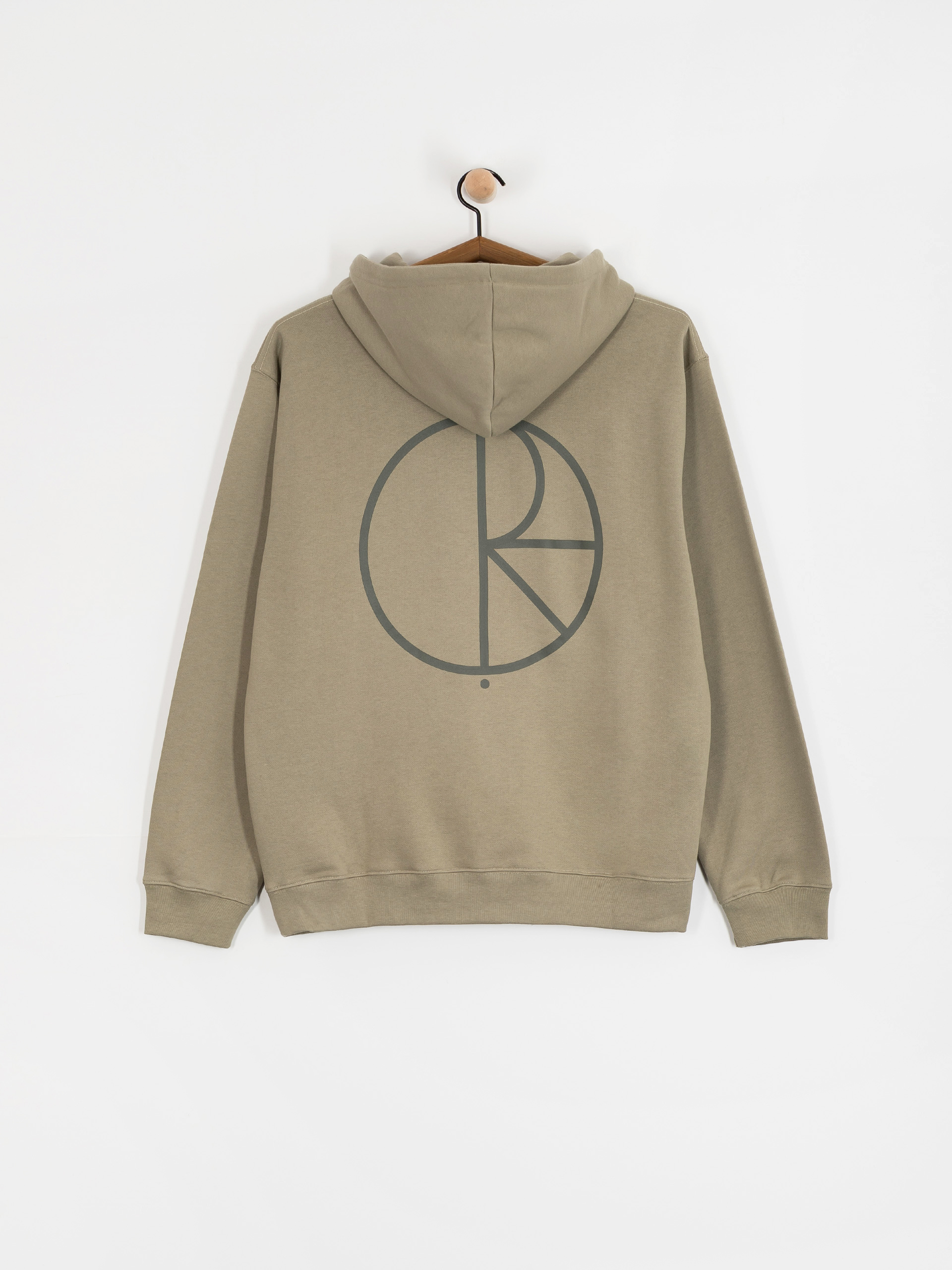 Hanorac cu glugă Polar Skate Dave Stroke Logo HD (vetiver)