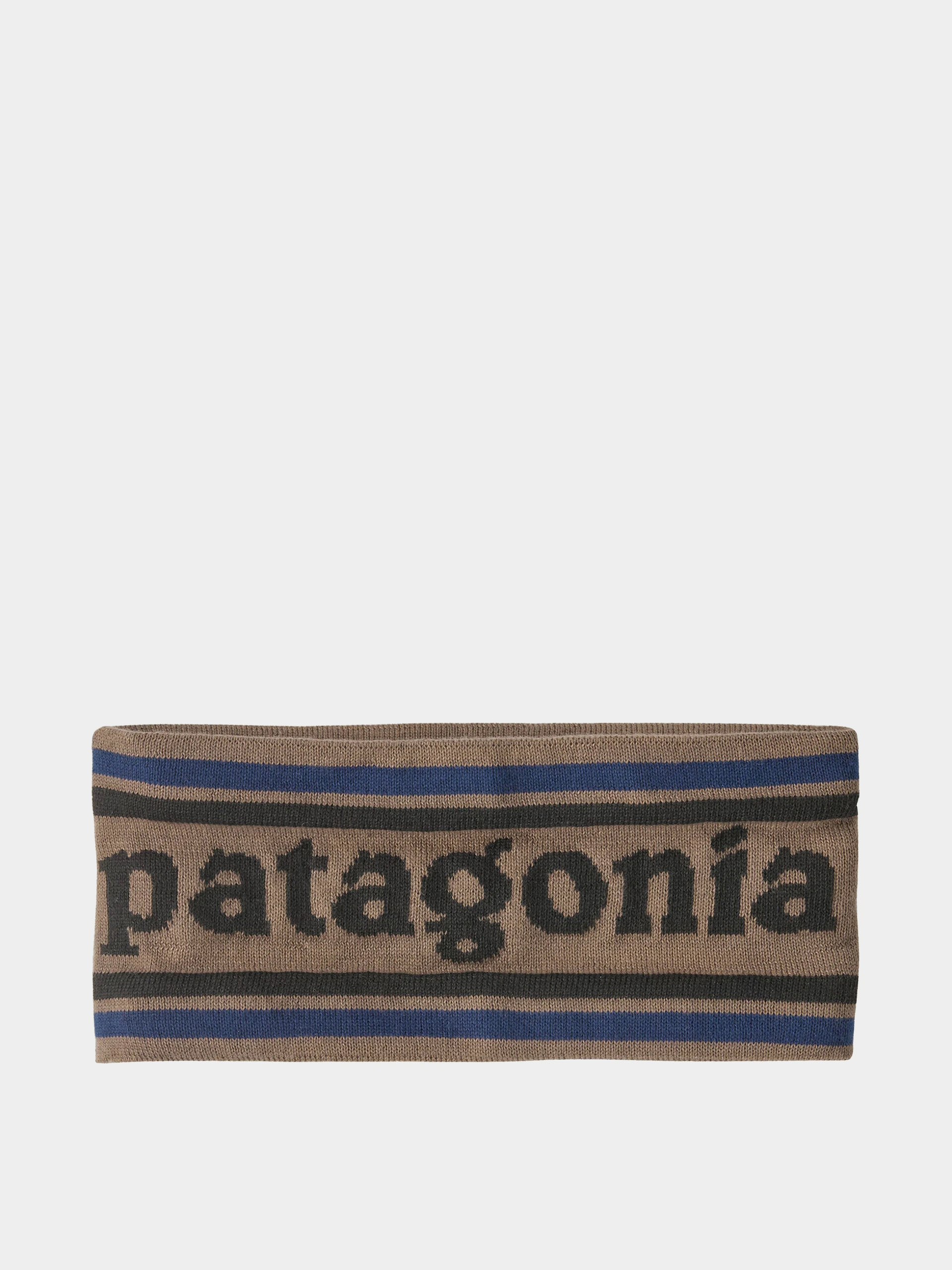 Bentita de schi Patagonia Powder Town (park stripe marlow brown)