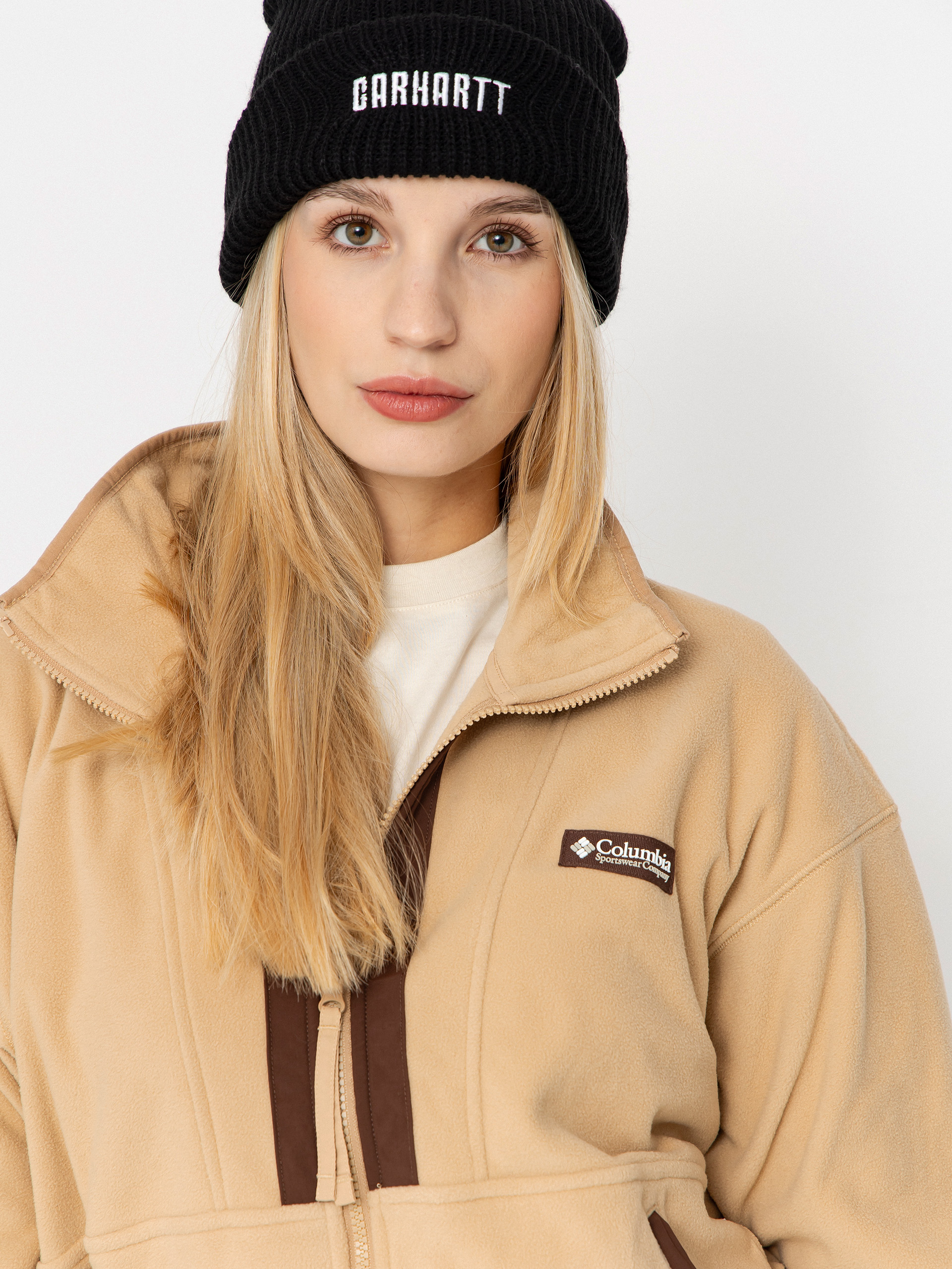 Pentru femei Hanorac din fleece Columbia Backbowl II Full Zip (canoe/tobacco)