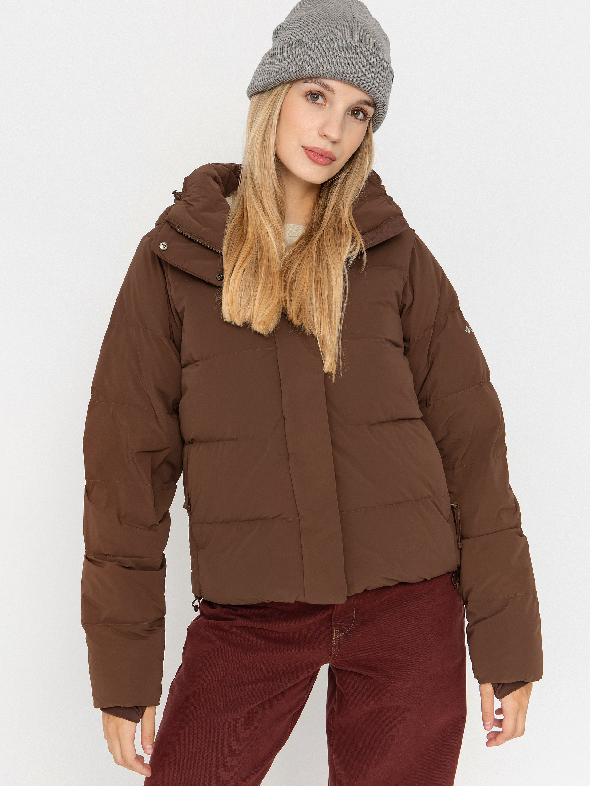 Geacă Columbia Amaze Puff Hooded Wmn (tobacco)
