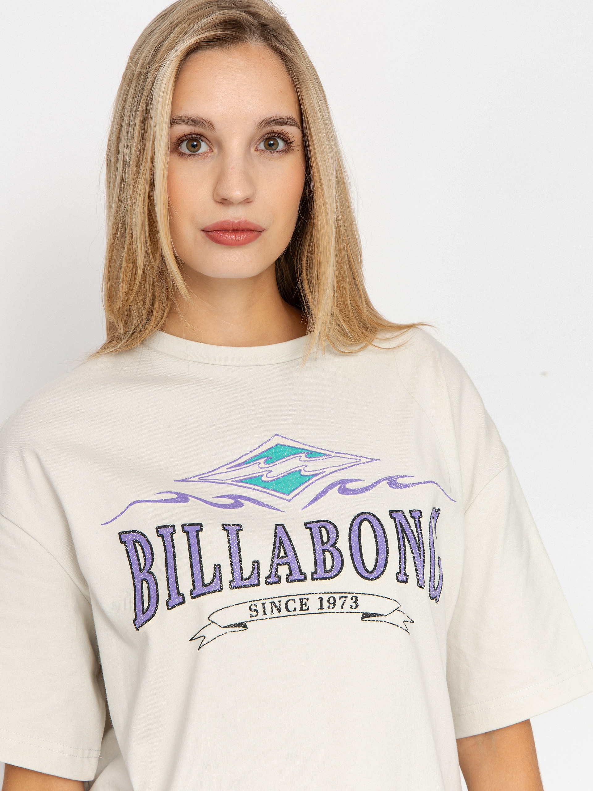 Tricou Billabong Wave Out Wmn (light grey)