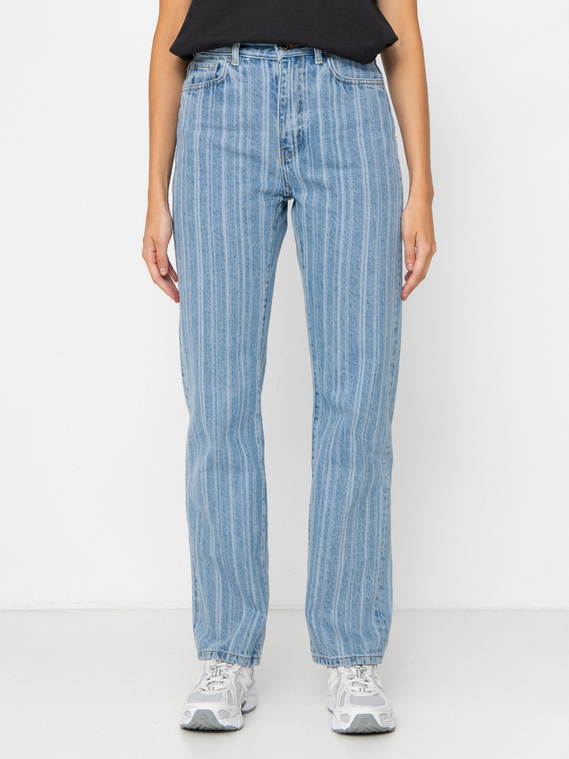 Pantaloni Carhartt WIP Rylan Wmn (rylan stripe/blue/stone bleached)