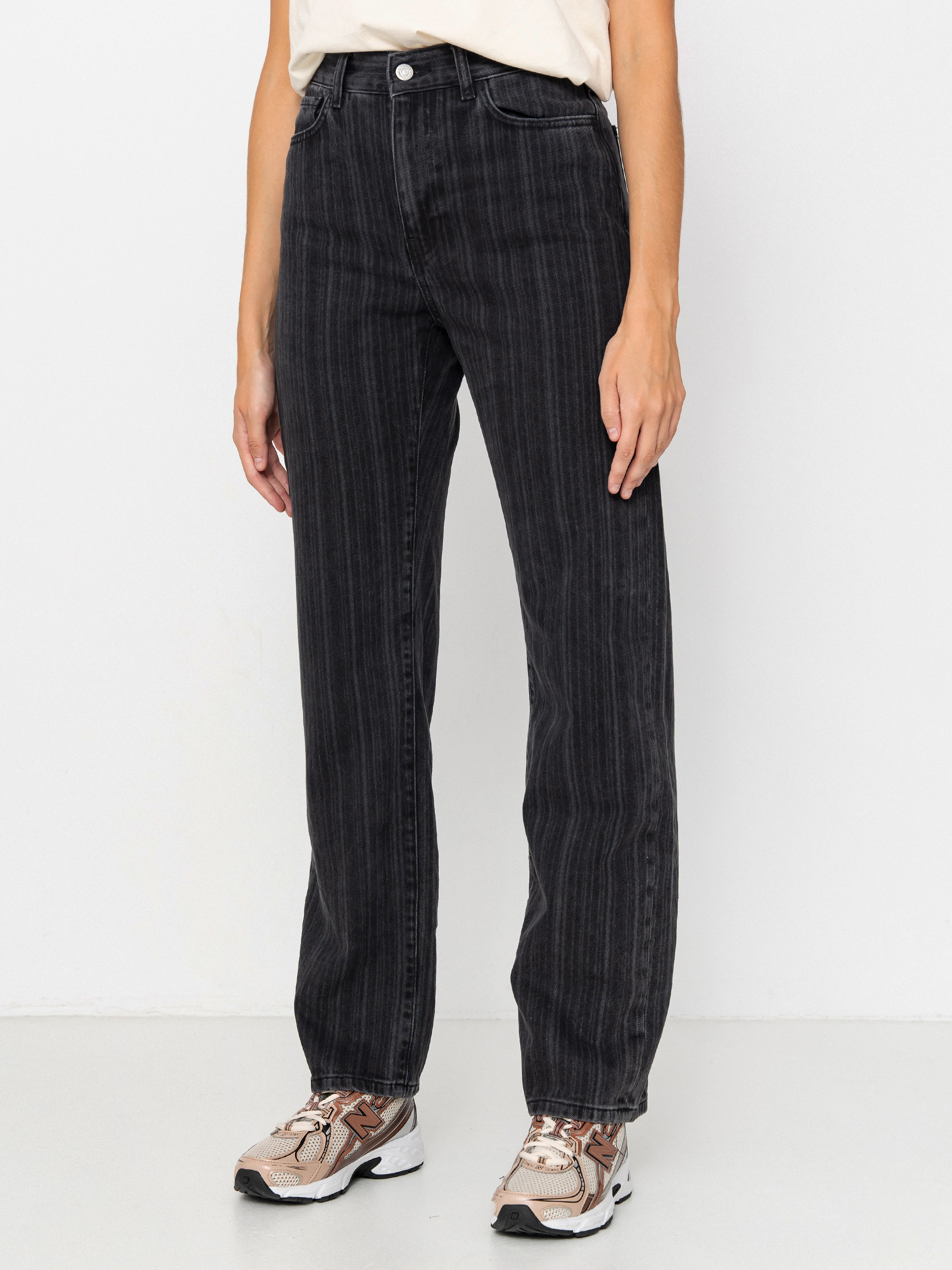 Pantaloni Carhartt WIP Rylan Wmn (rylan stripe/black/stone washed)