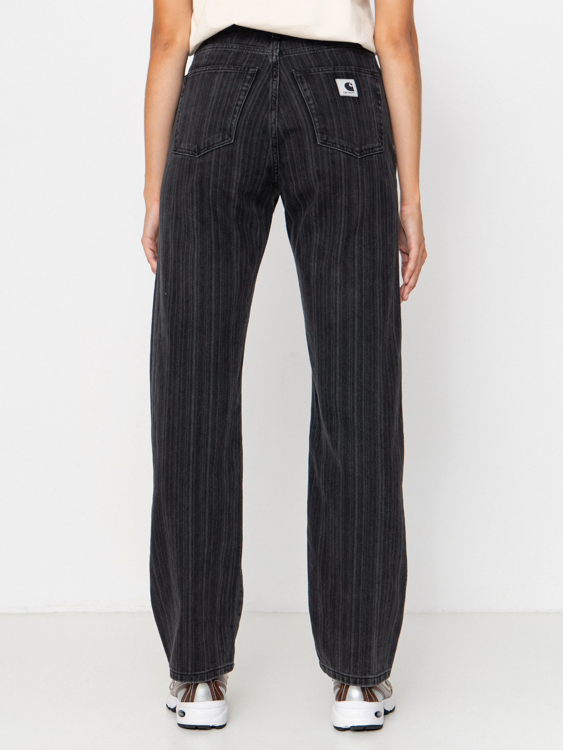 Pantaloni Carhartt WIP Rylan Wmn (rylan stripe/black/stone washed)