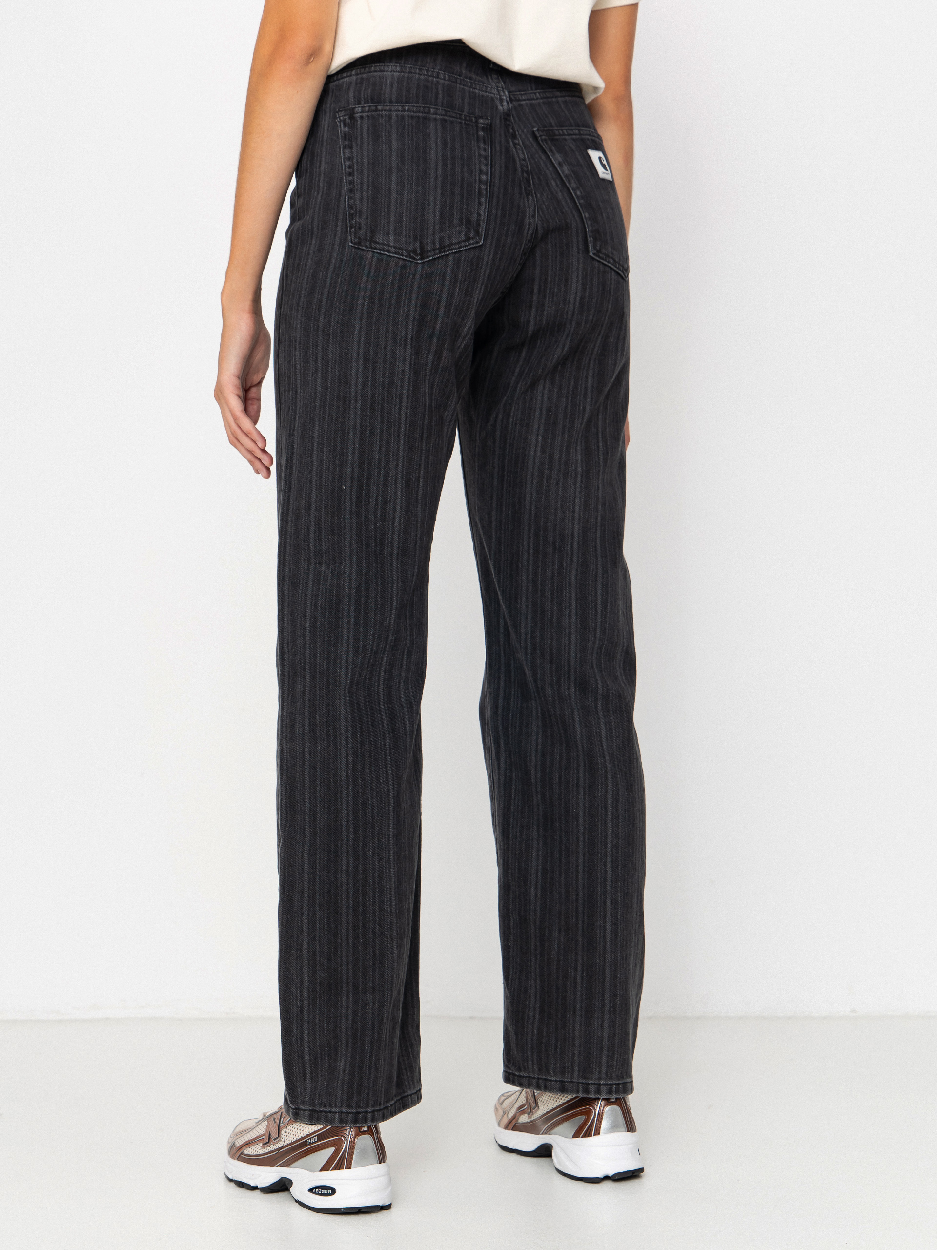 Pantaloni Carhartt WIP Rylan Wmn (rylan stripe/black/stone washed)