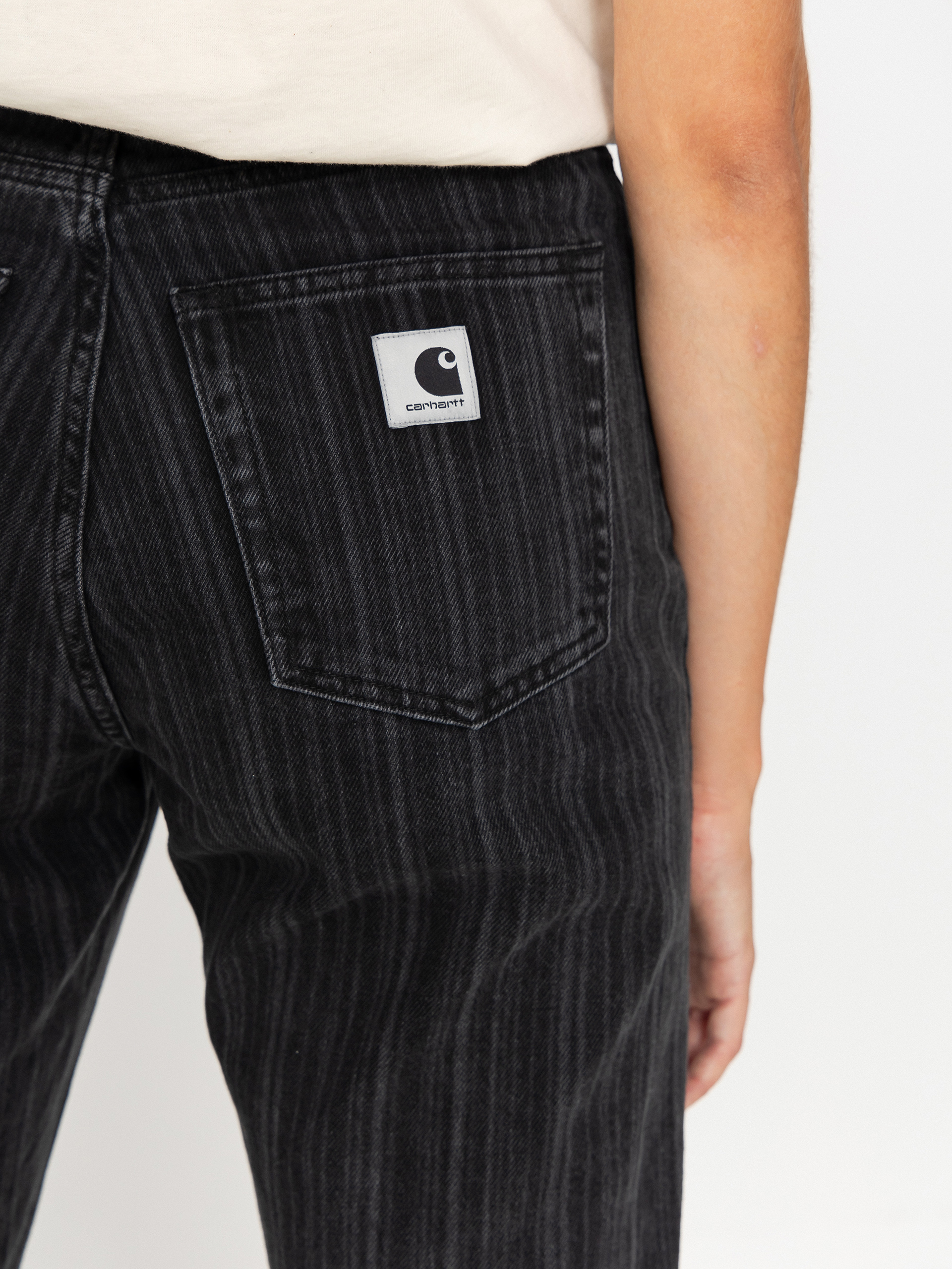 Pantaloni Carhartt WIP Rylan Wmn (rylan stripe/black/stone washed)