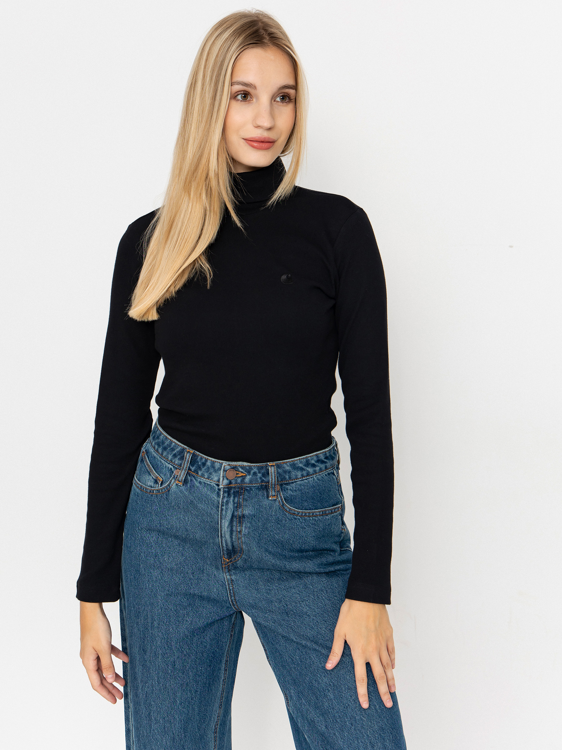 Longsleeve Carhartt WIP Philipa Mockneck Wmn (black)