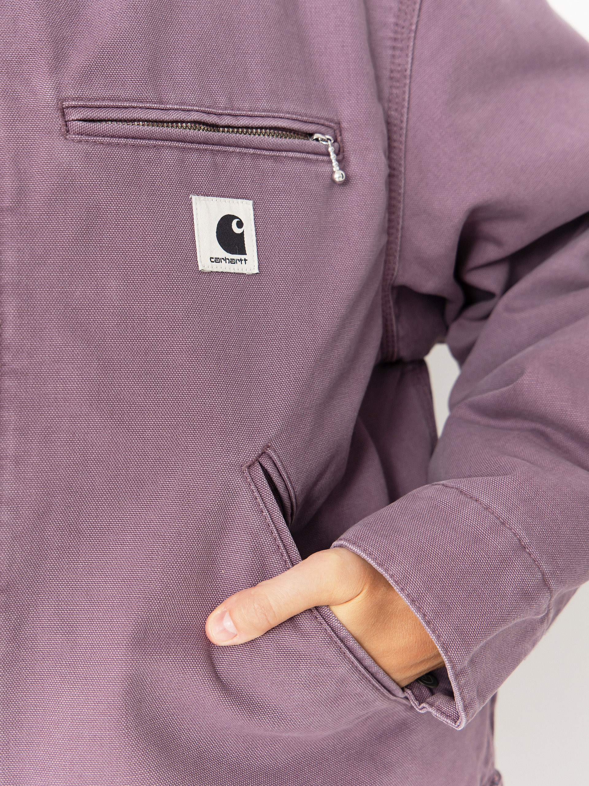 Geacă Carhartt WIP OG Detroit Wmn (phlox/black/stone canvas)