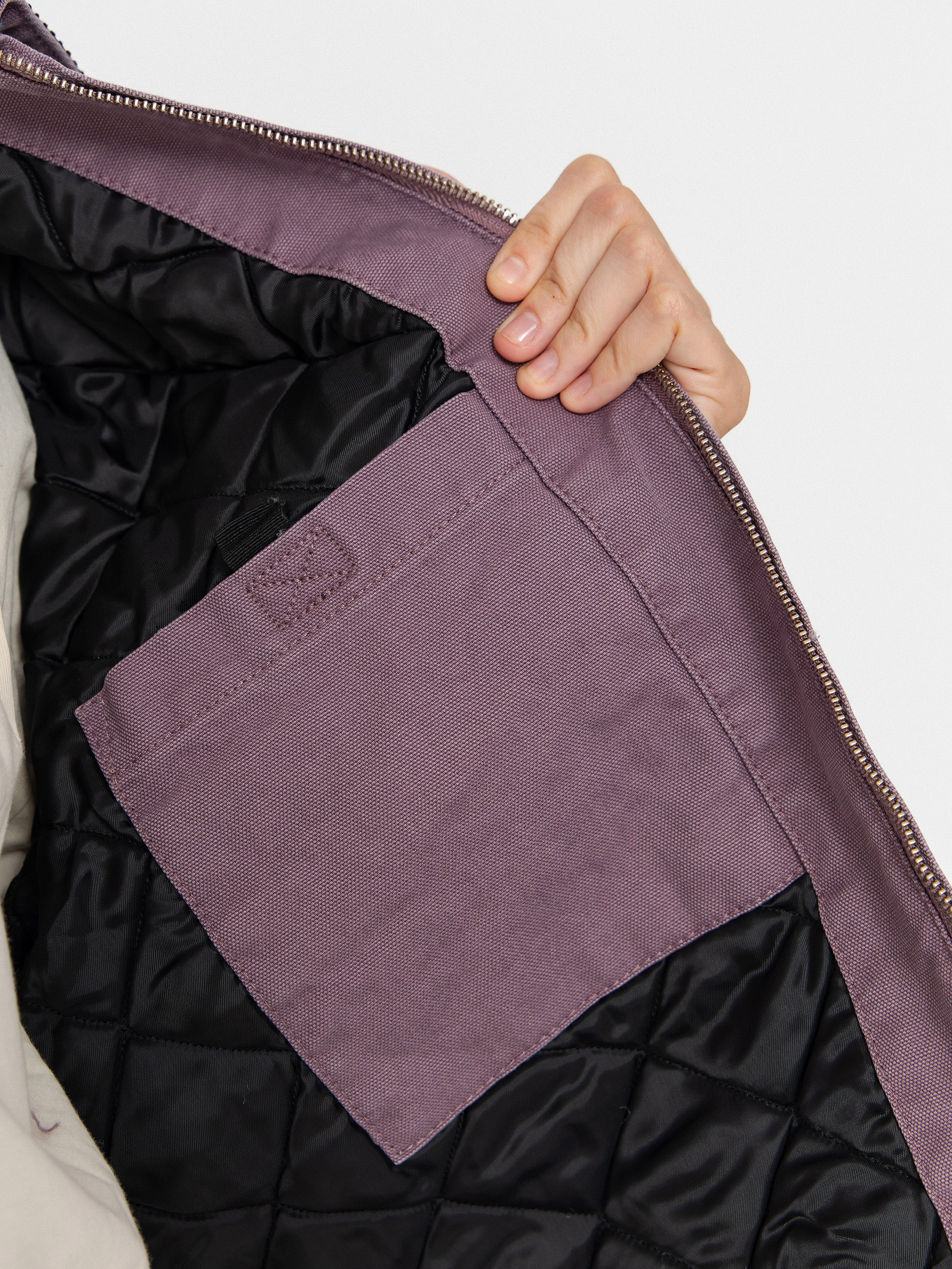 Geacă Carhartt WIP OG Detroit Wmn (phlox/black/stone canvas)