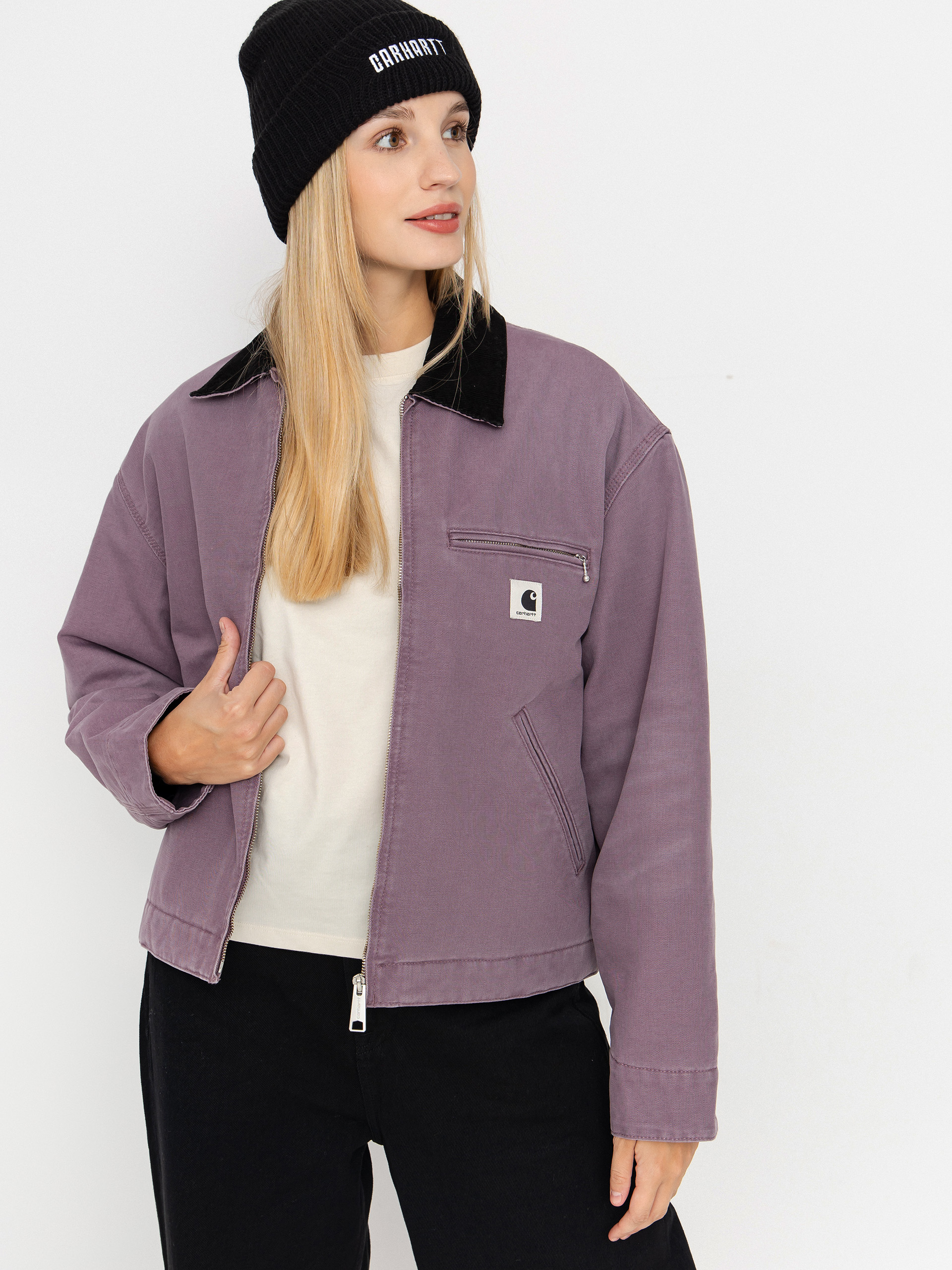 Geacu0103 Carhartt WIP OG Detroit Wmn (phlox/black/stone canvas)
