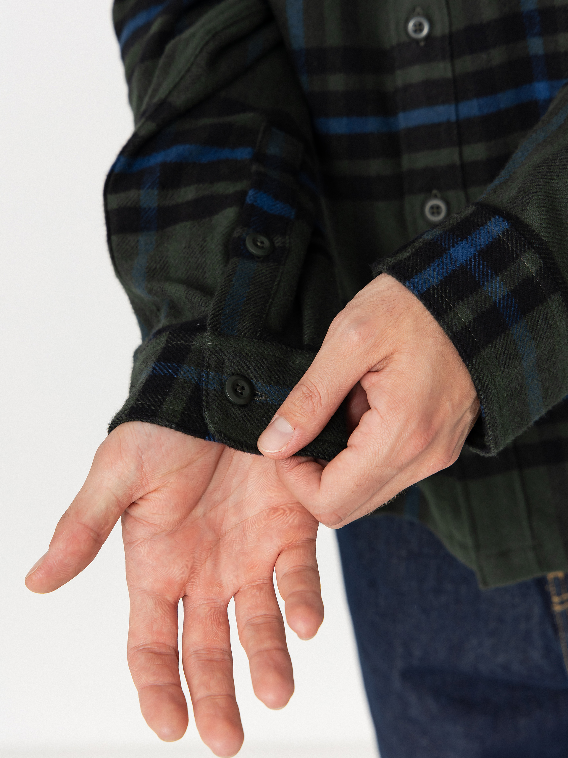Cămașă Patagonia Fjord Flannel (catch old growth green)