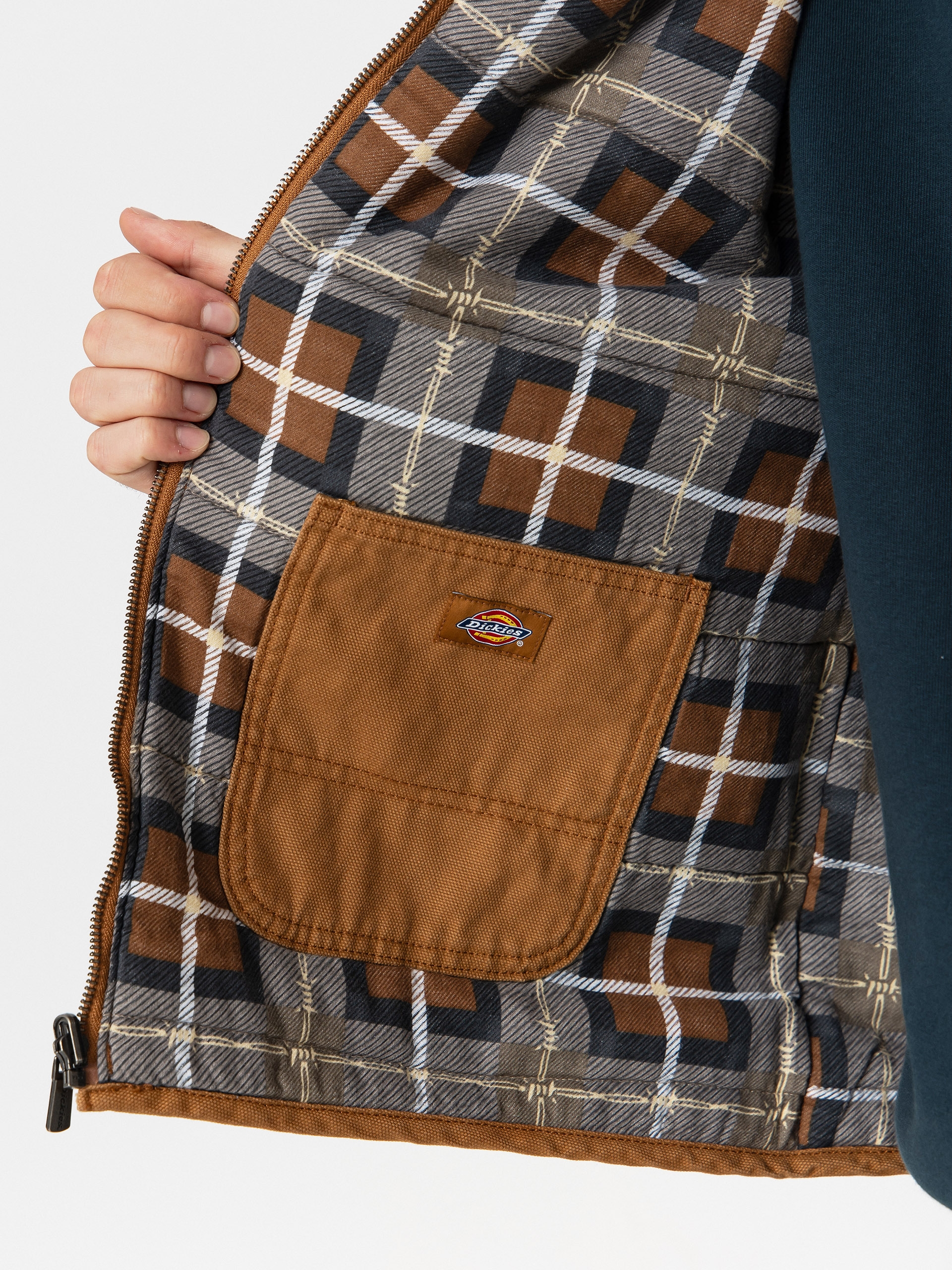 Vestă Dickies x Thrasher Vest (brown duck)